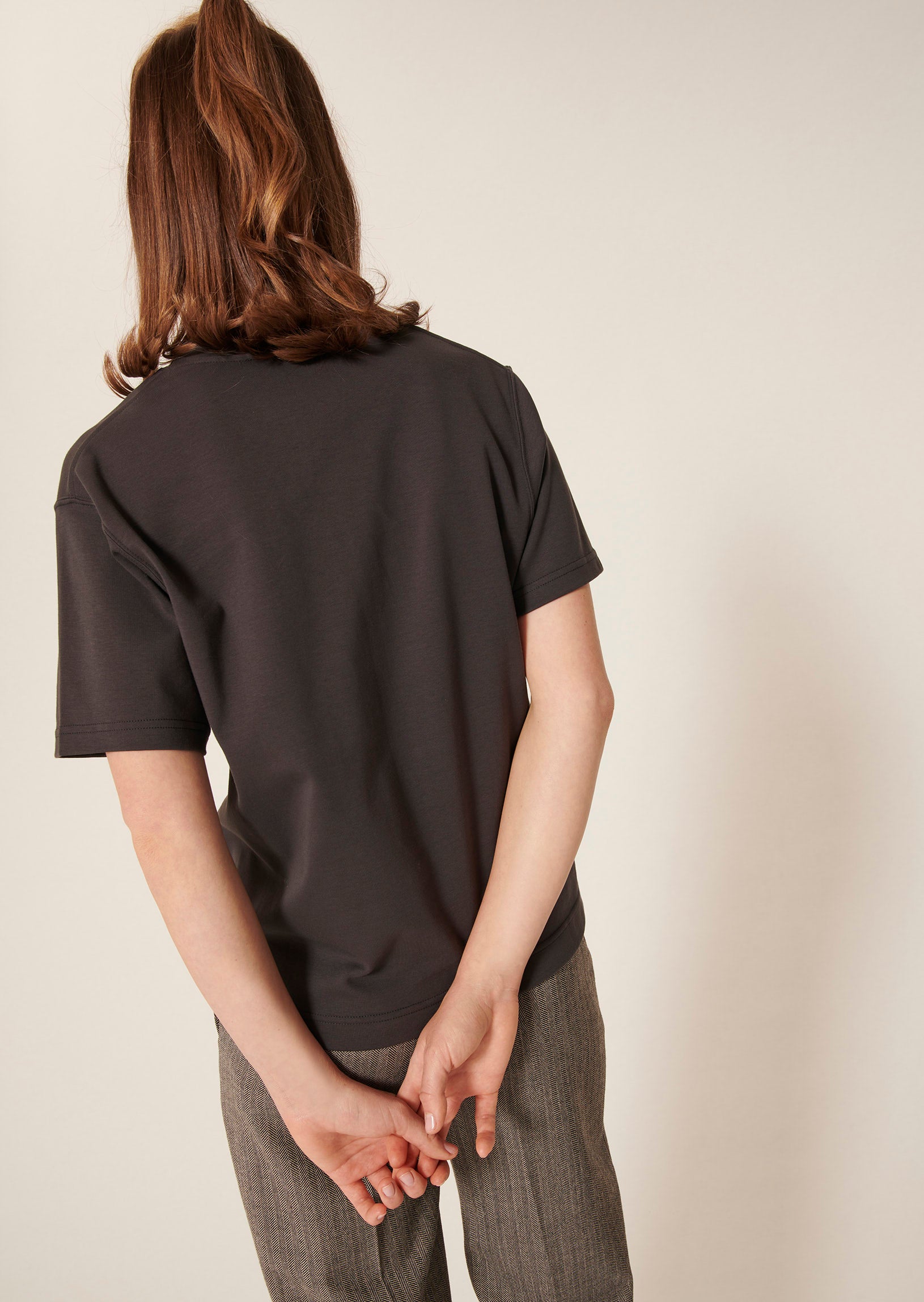 T-shirt Trefle gris en coton Faume - seconde main