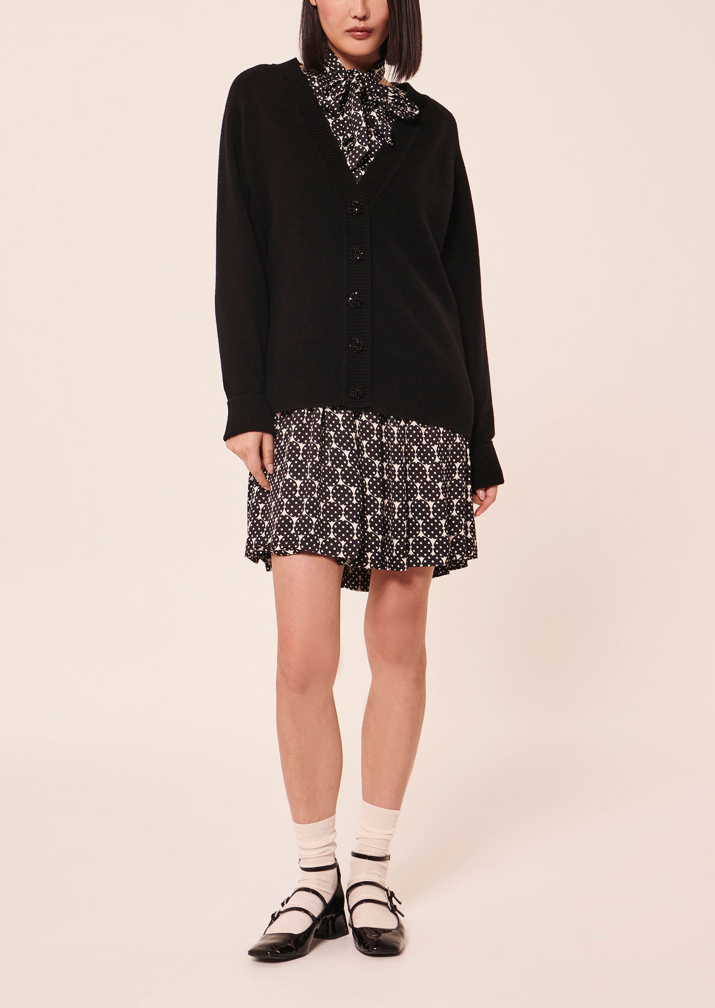 Gilet Giulietta noir en laine Faume - seconde main