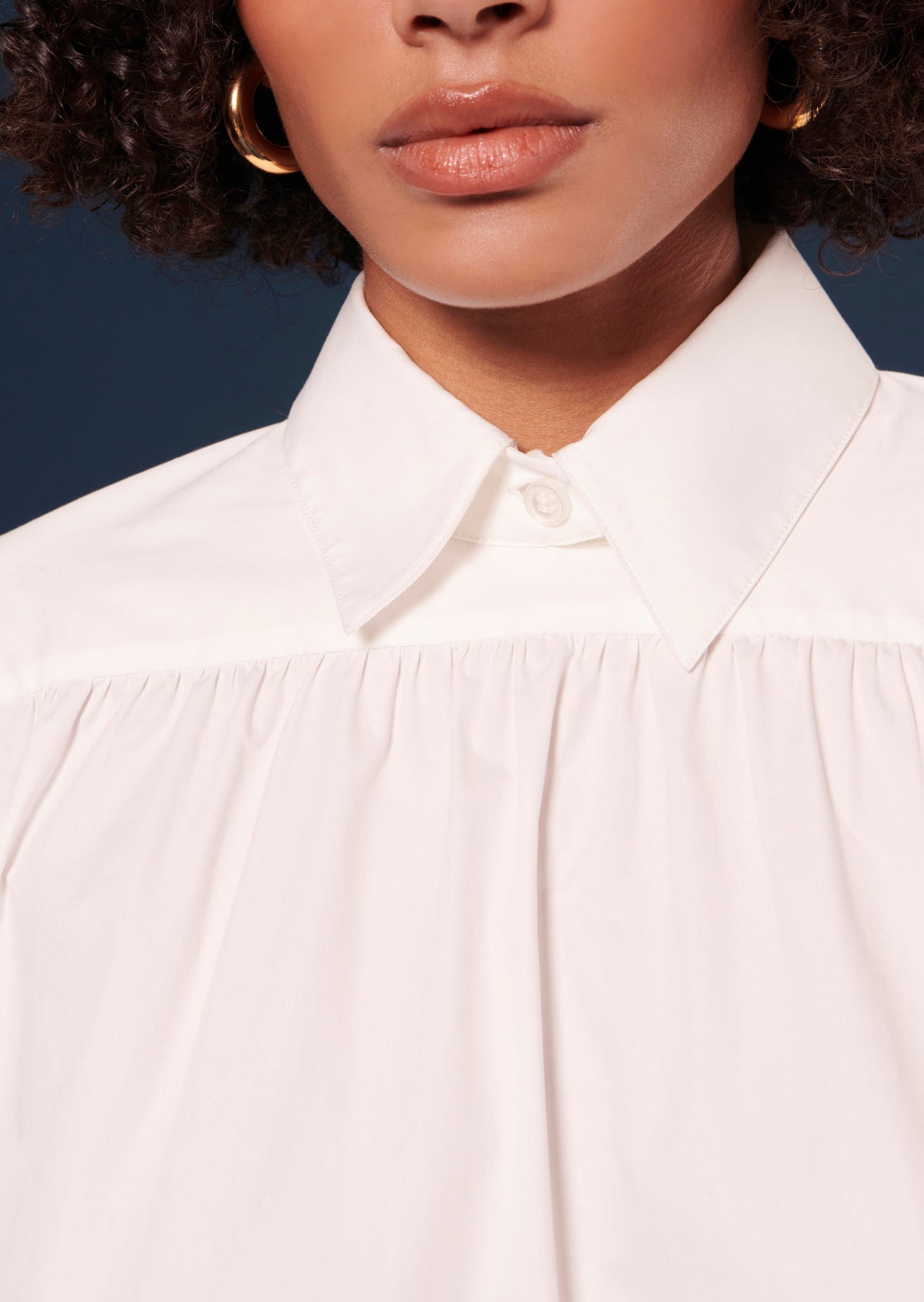 Top Trinity blanc en popeline Faume - seconde main