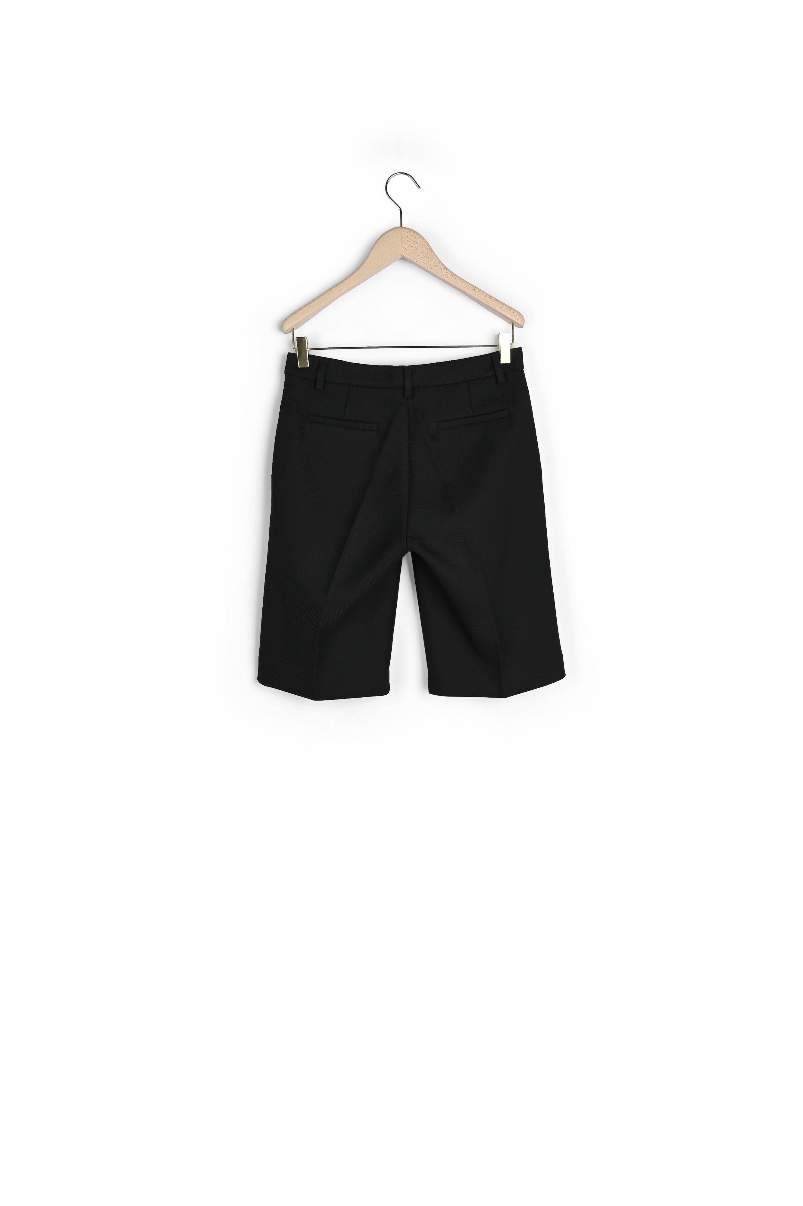 Short Safia noir en toile Faume - seconde main