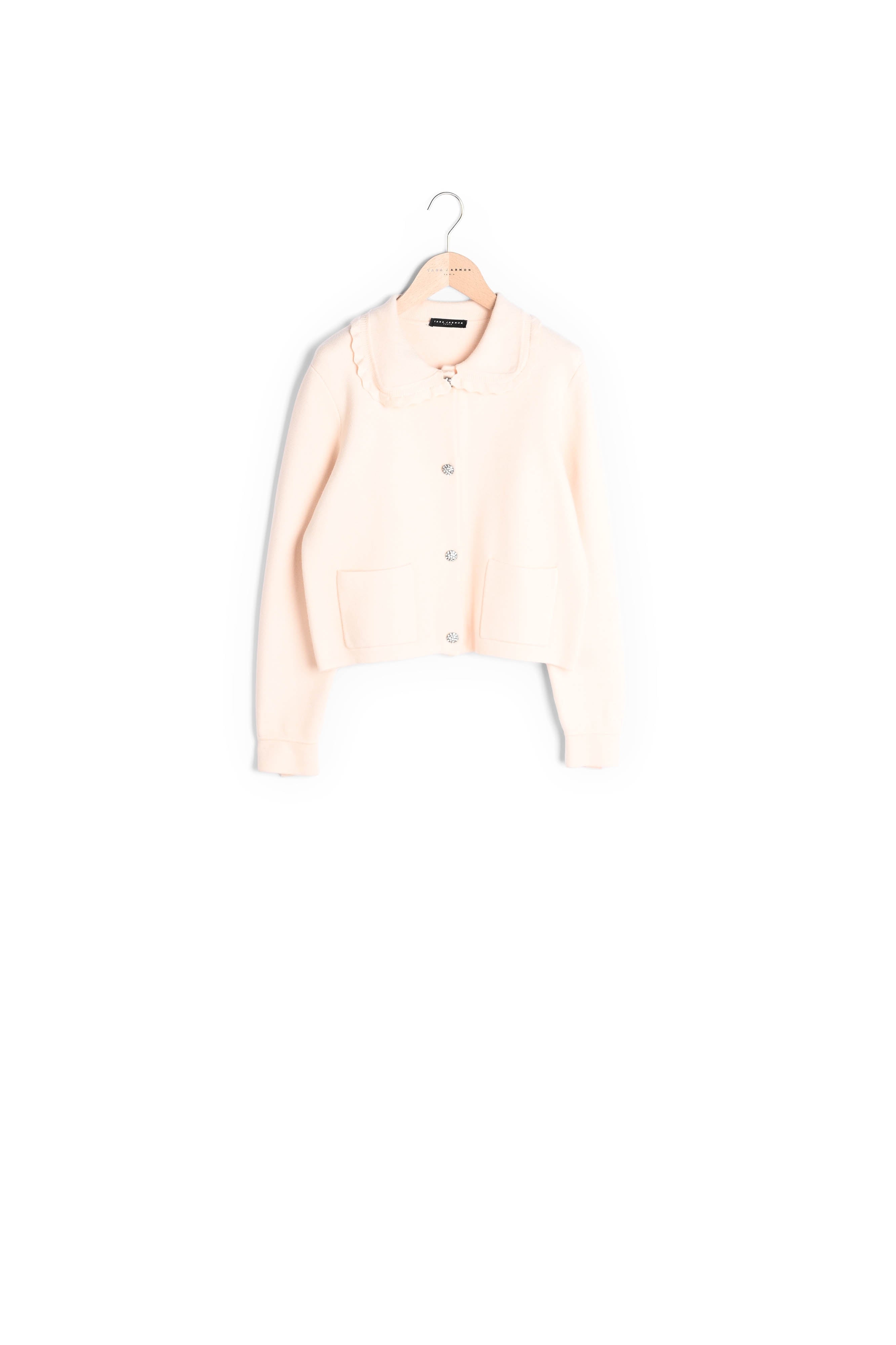 Gilet Gala nude en maille Faume - seconde main