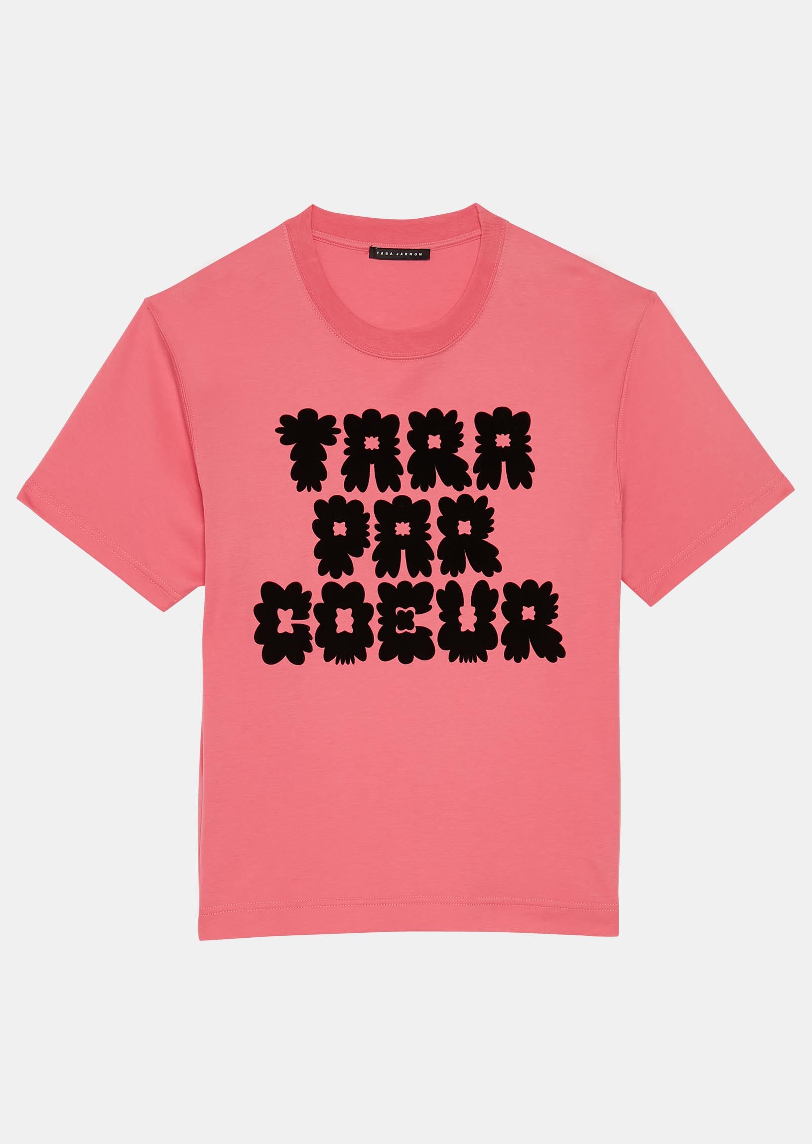 T-shirt Trefle rose en coton Faume - seconde main