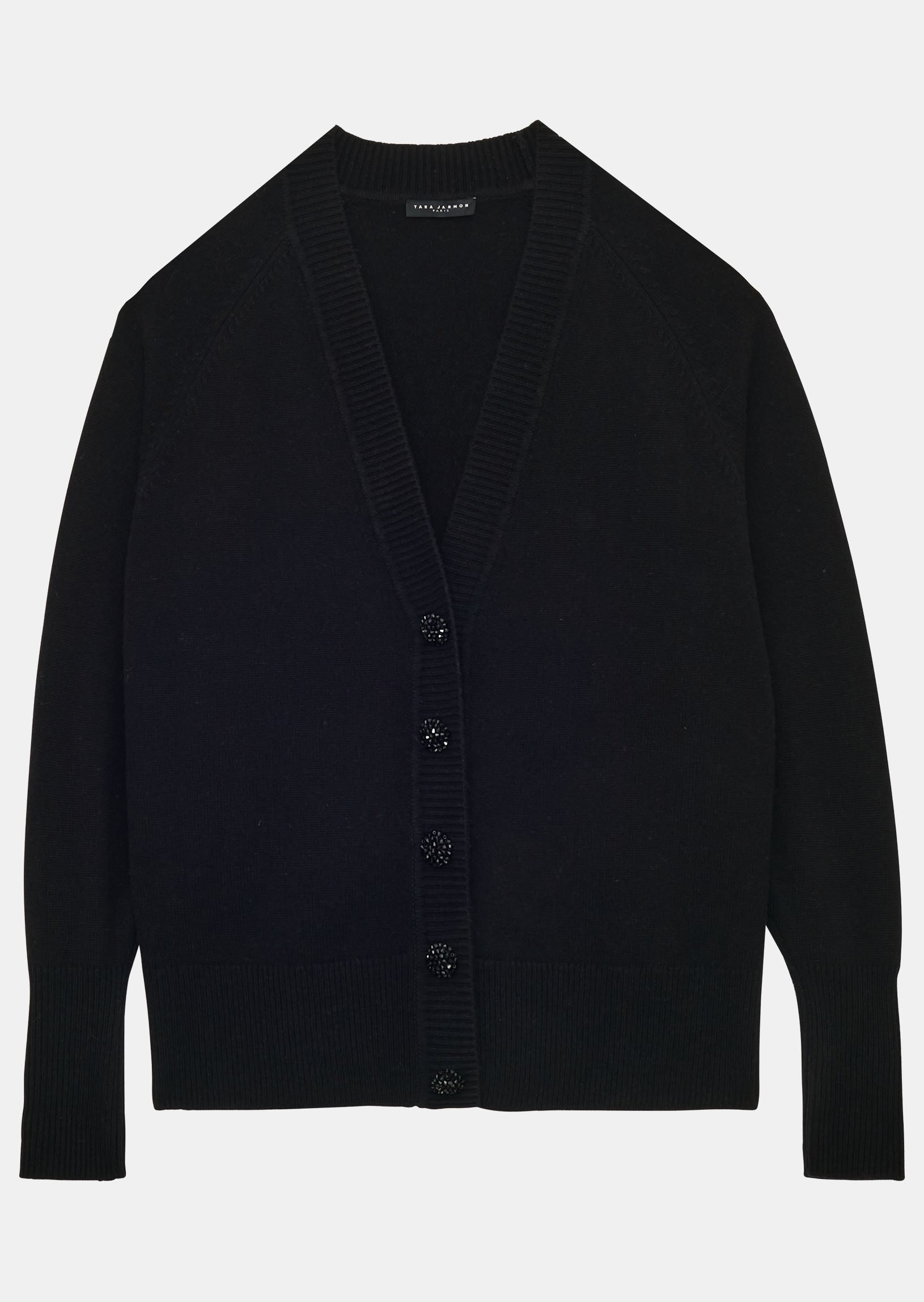 Gilet Giulietta noir en laine Faume - seconde main