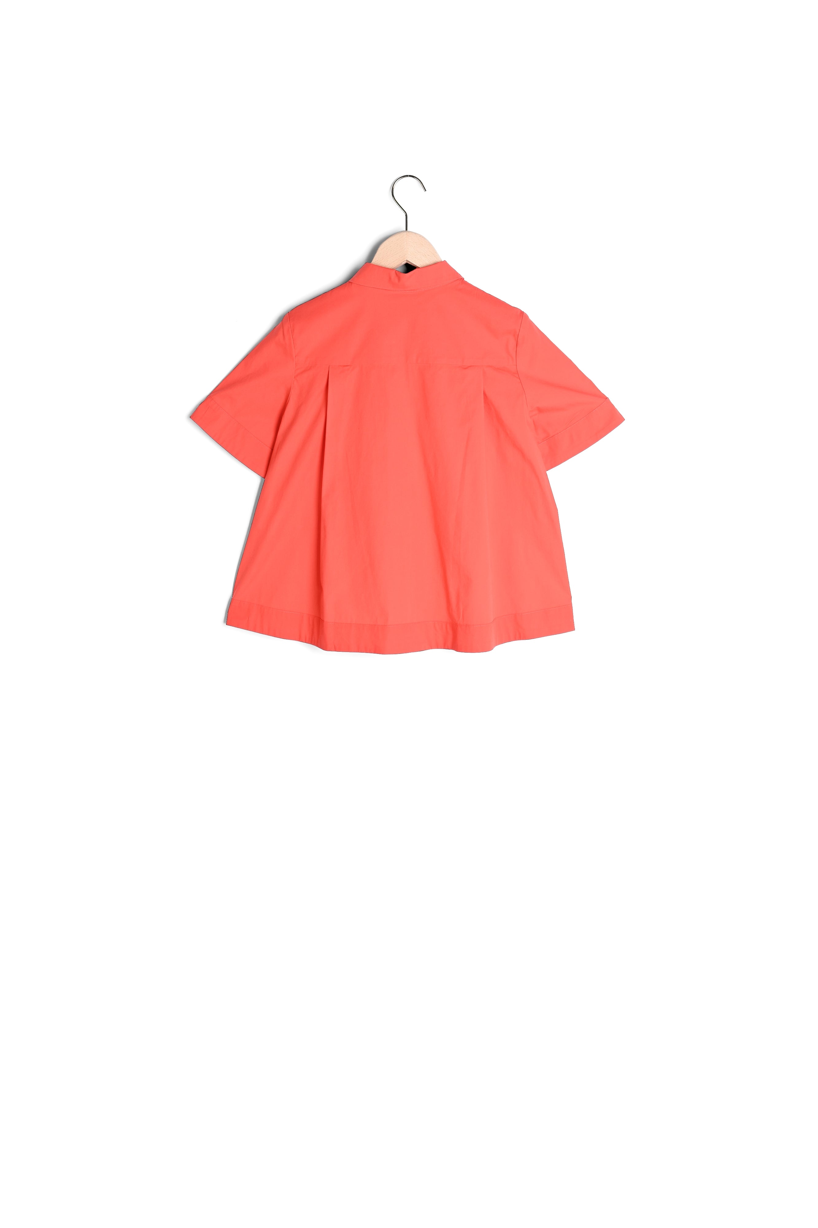 Chemise Cammie rouge en popeline Faume - seconde main