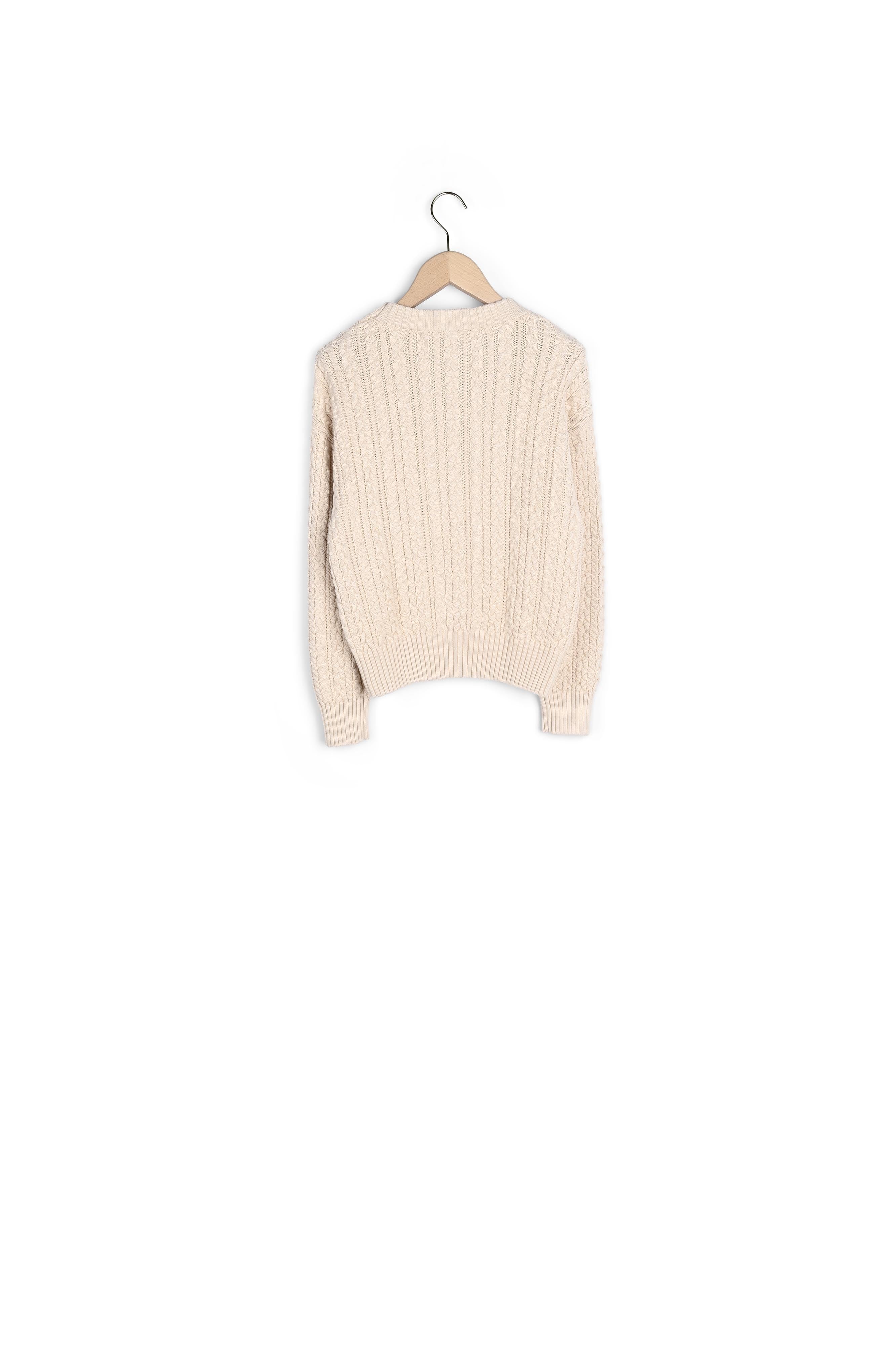 Maille beige avec perles Faume - seconde main