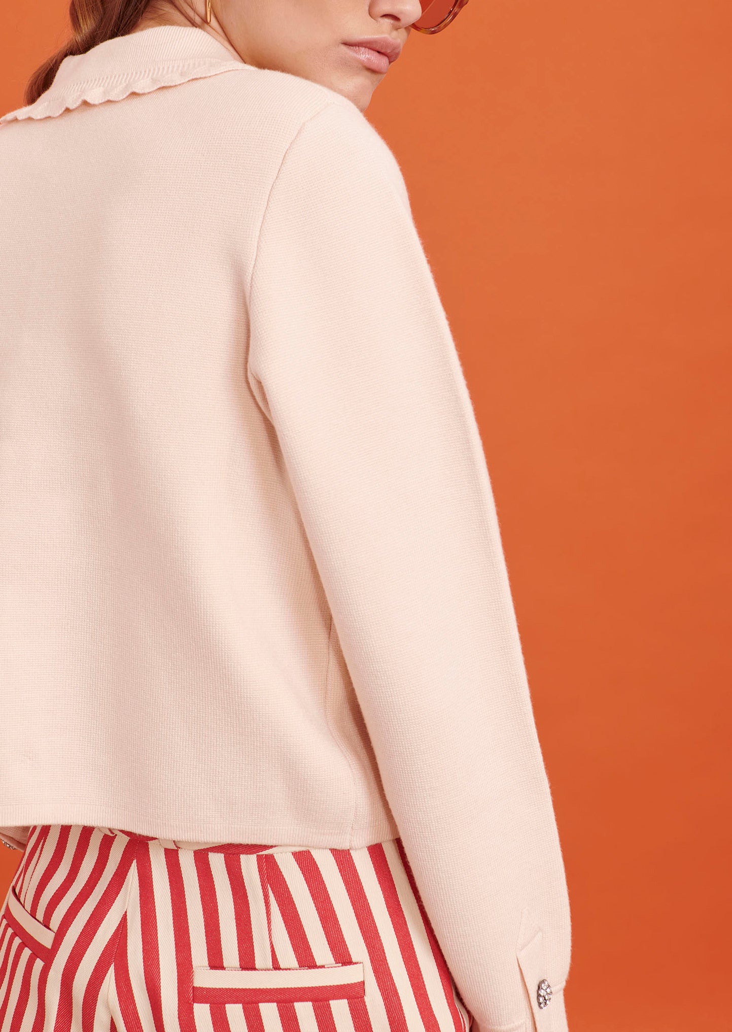 Gilet Gala nude en maille Faume - seconde main