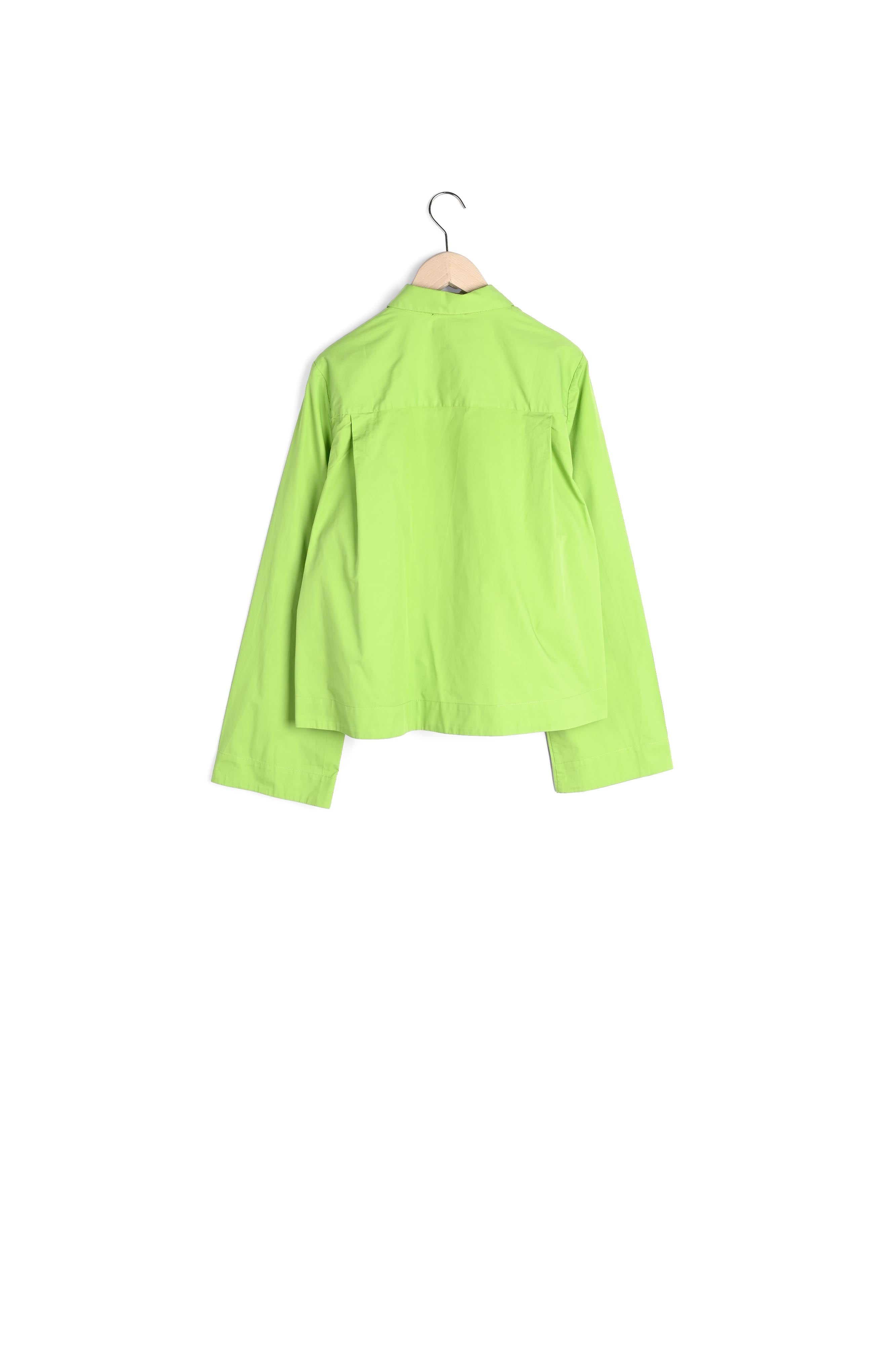 Chemise Callie verte en popeline Faume - seconde main