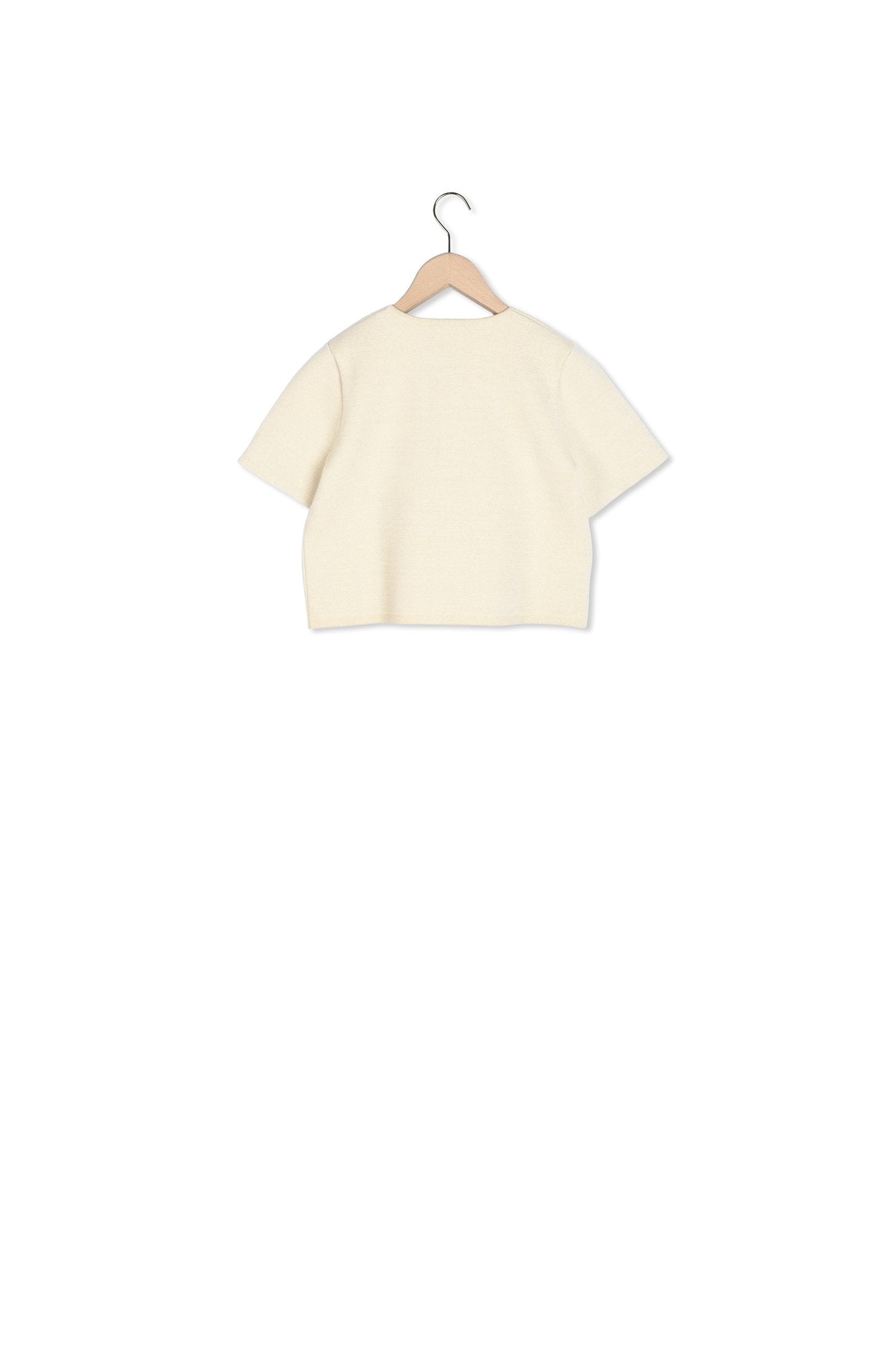 Gilet Glitter doré en maille compacte et lurex Faume - seconde main