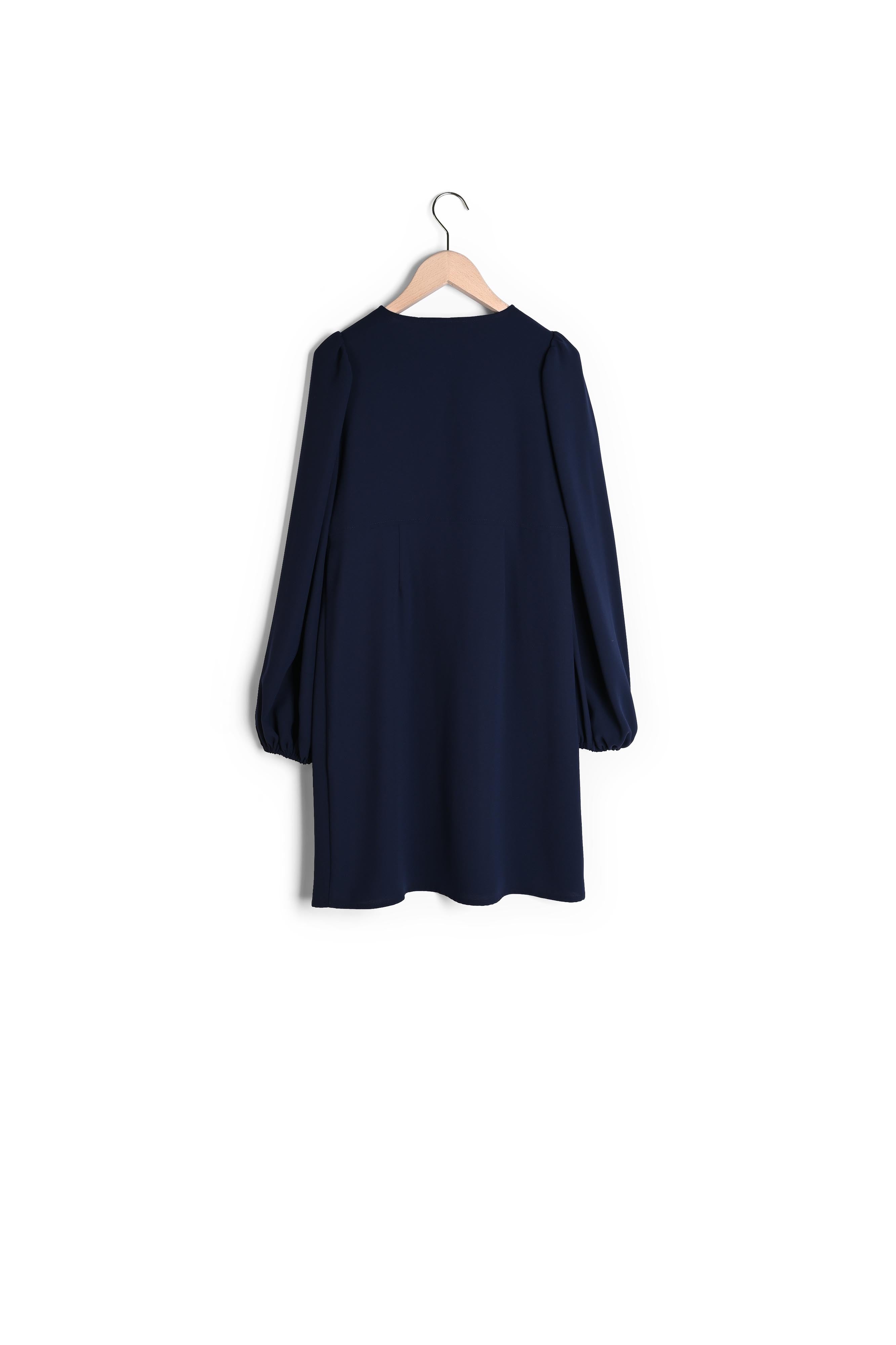Robe Rolis bleu nuit en crêpe Faume - seconde main