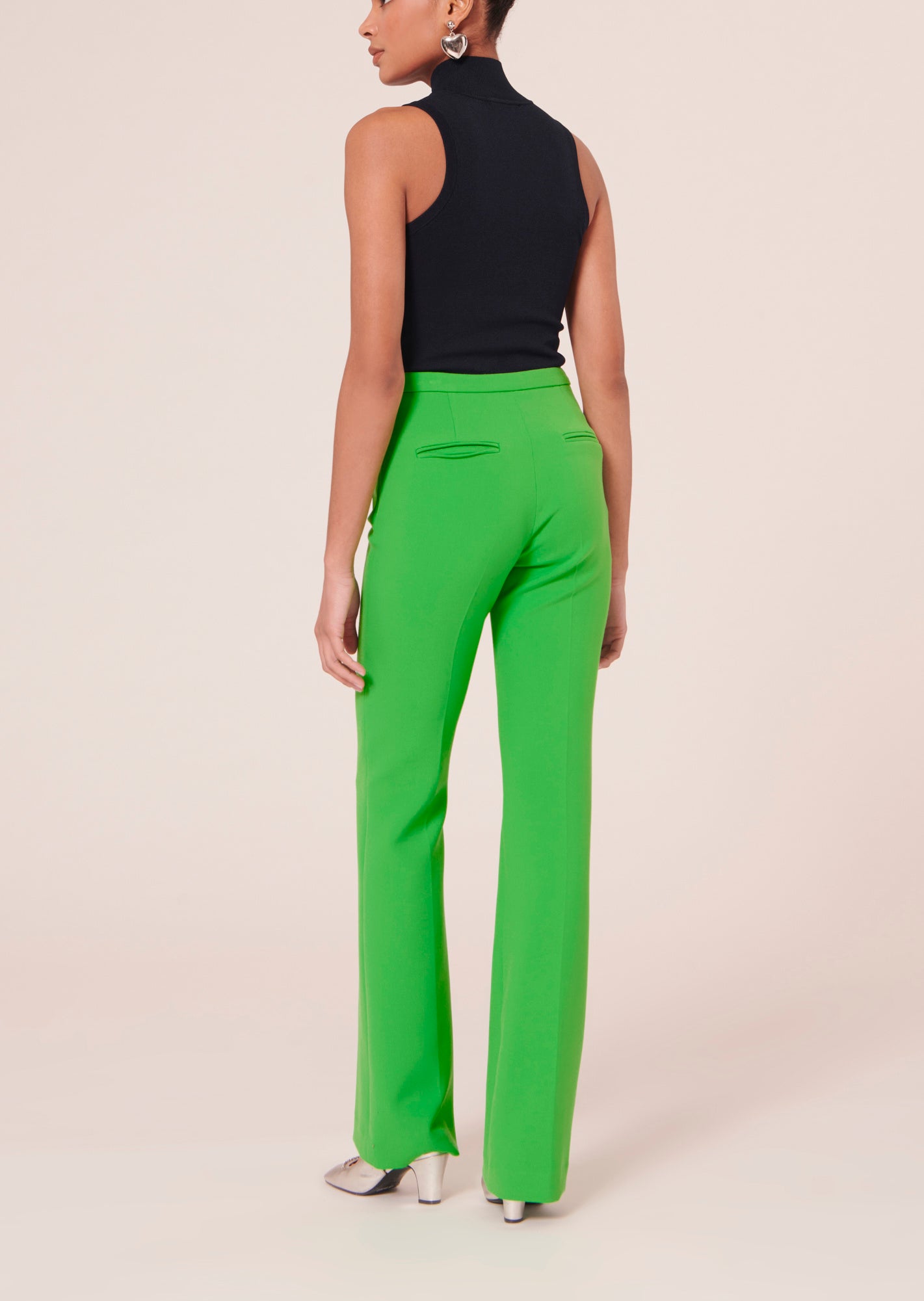 Pantalon Phoenix vert en toile double Faume - seconde main