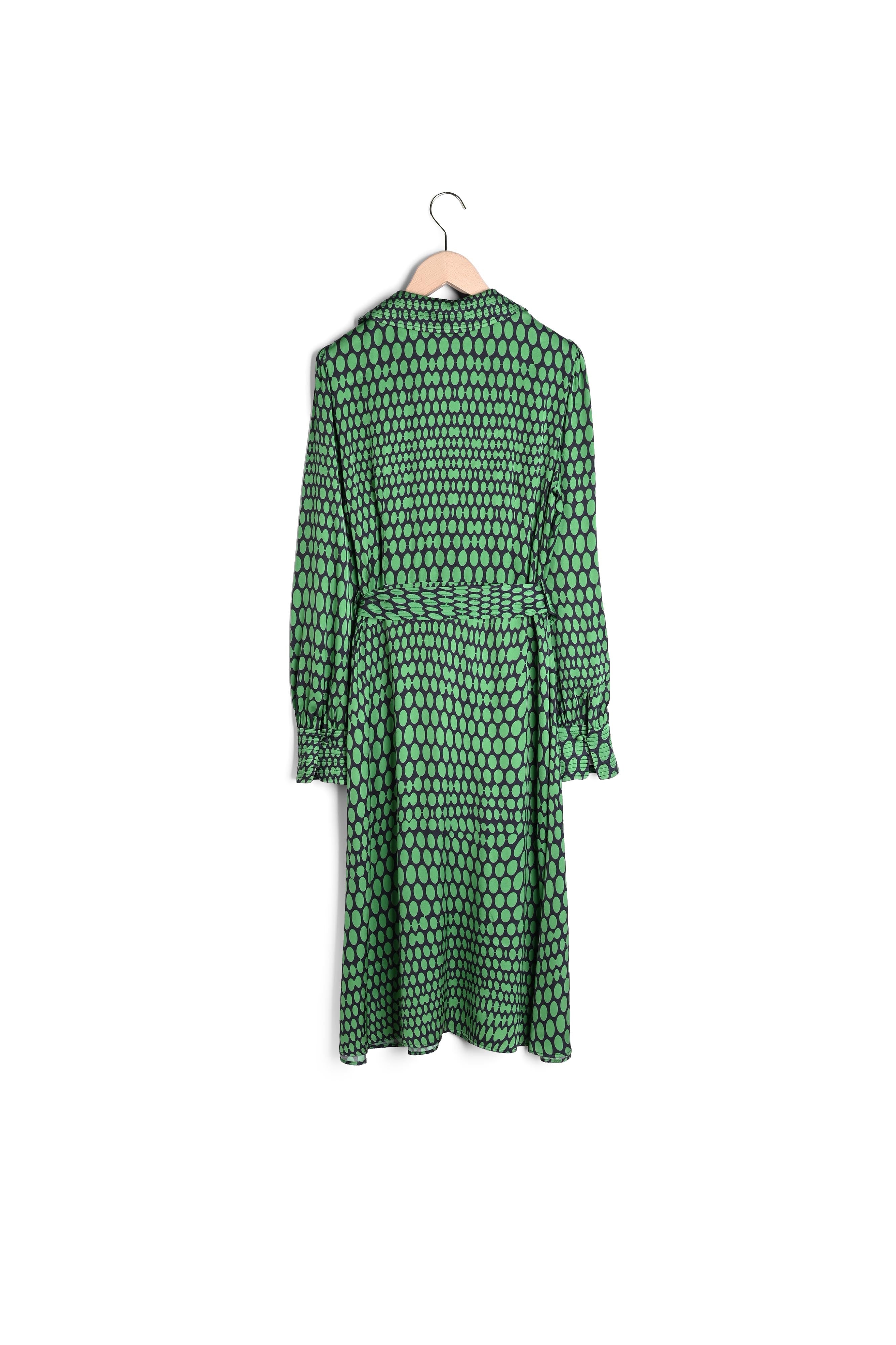Robe Rumi verte imprimé pois Faume - seconde main