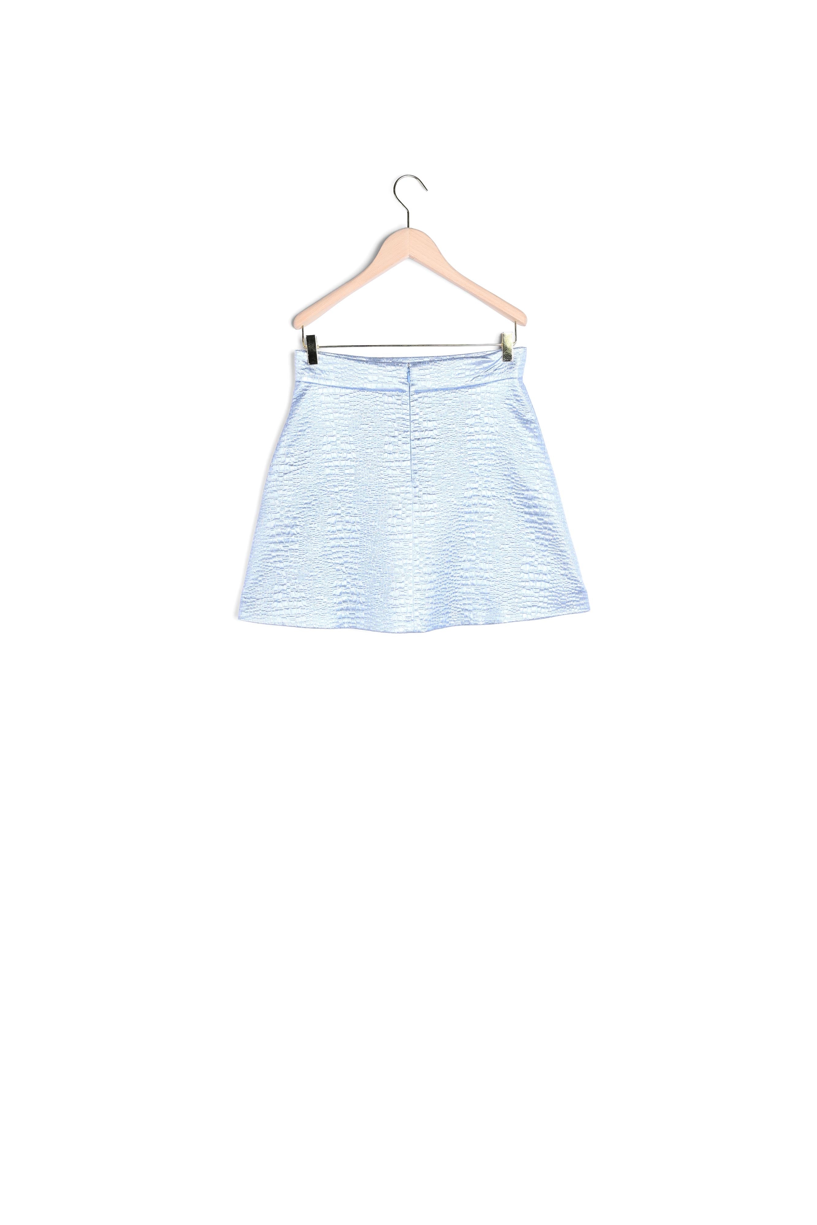 Jupe Jaina bleu clair en jacquard lurex Faume - seconde main