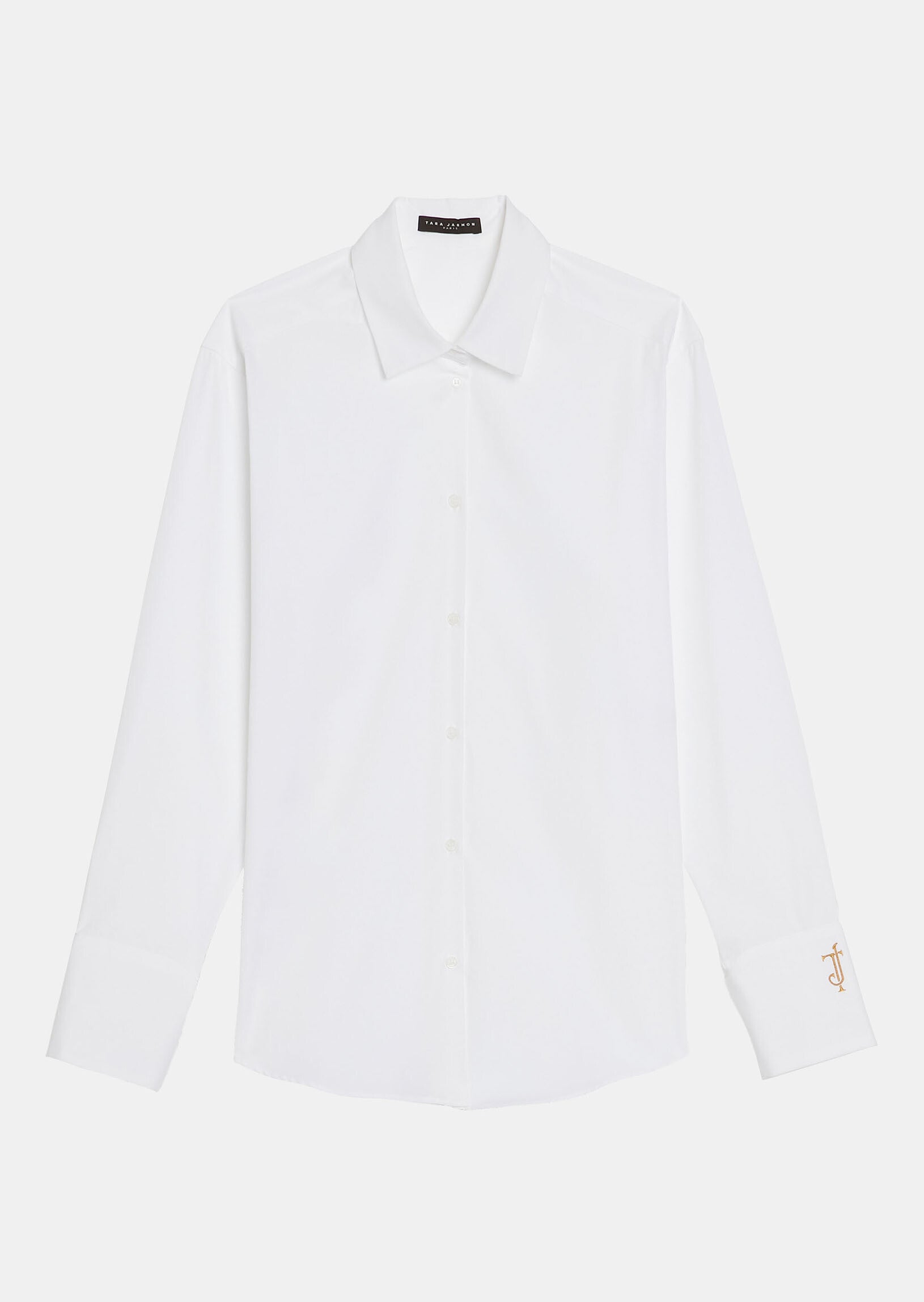 Chemise Carrie blanche en popeline de coton Faume - seconde main