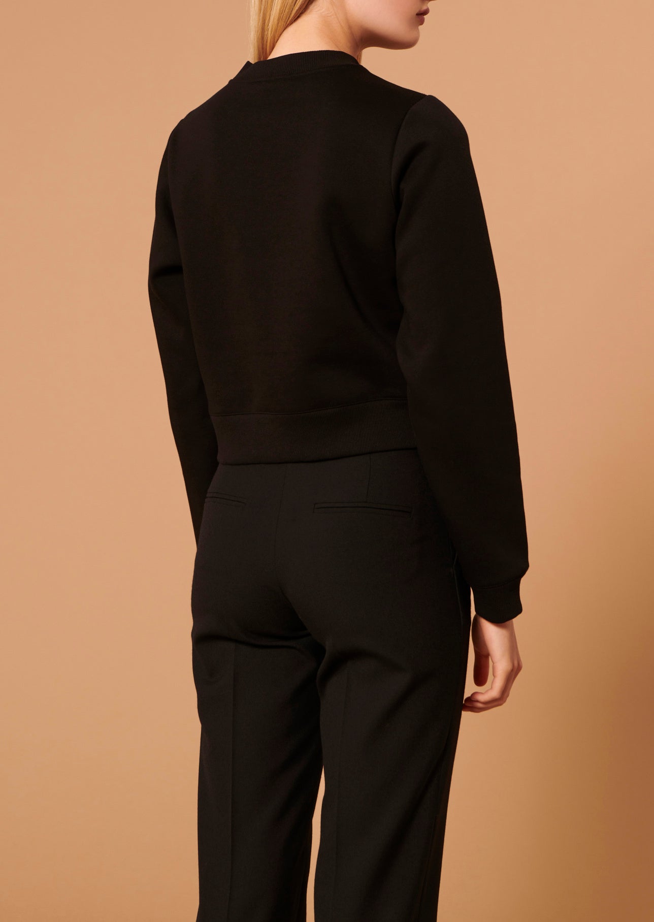 Pull Pulsion noir en jersey Faume - seconde main