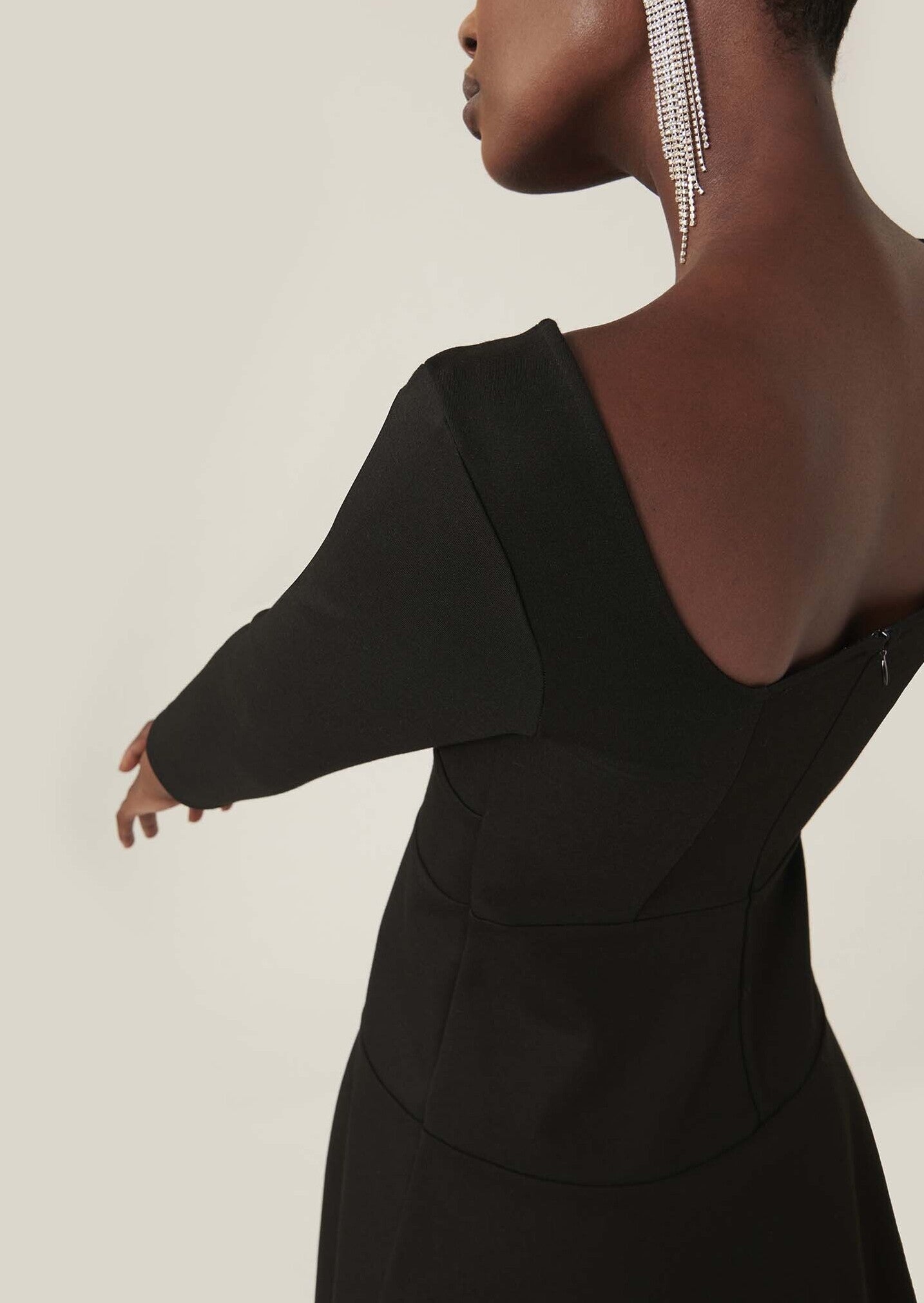 Robe Ranaette noire milano Faume - seconde main