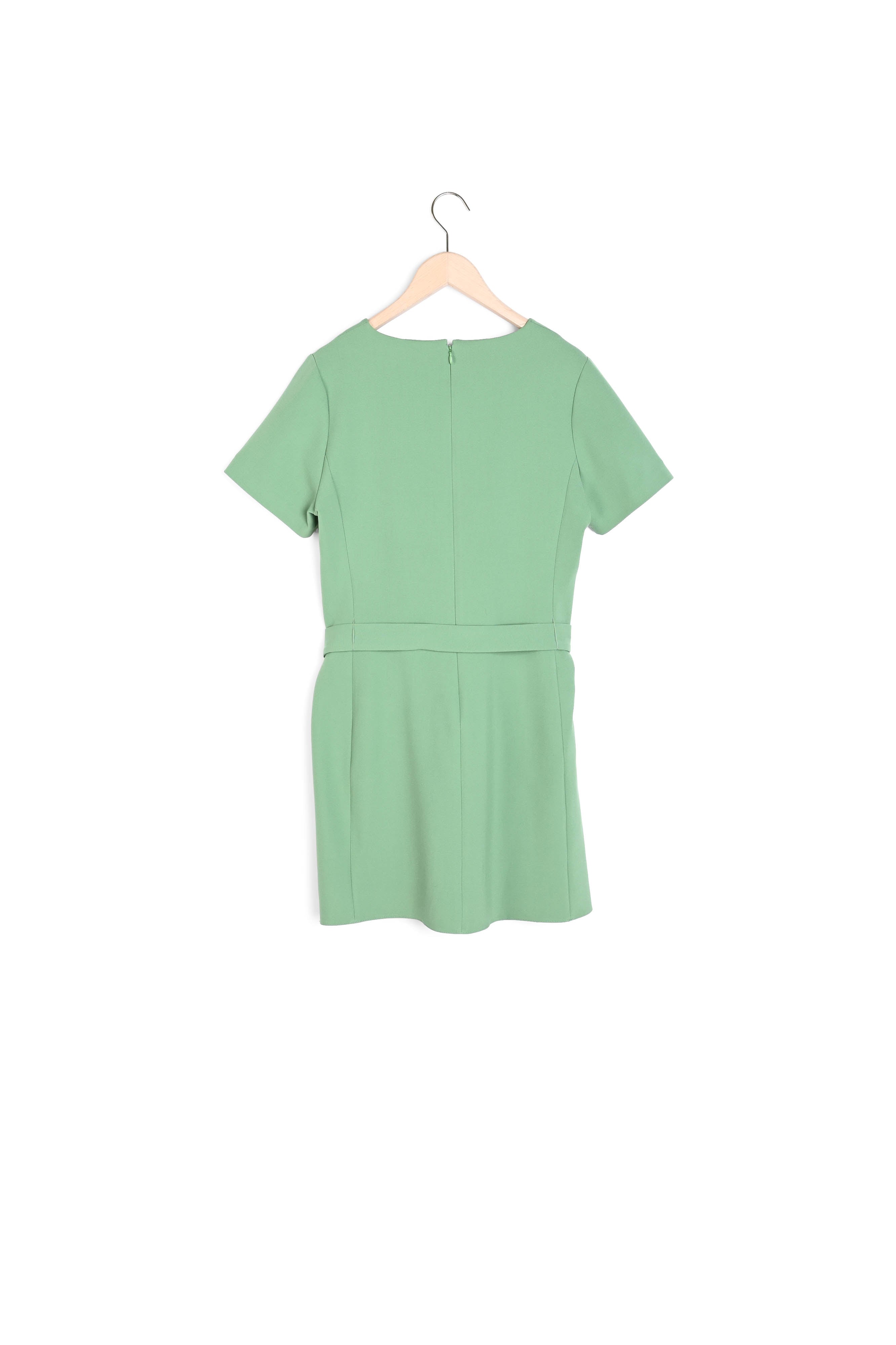 Robe Rox vert pale en toile double Faume - seconde main