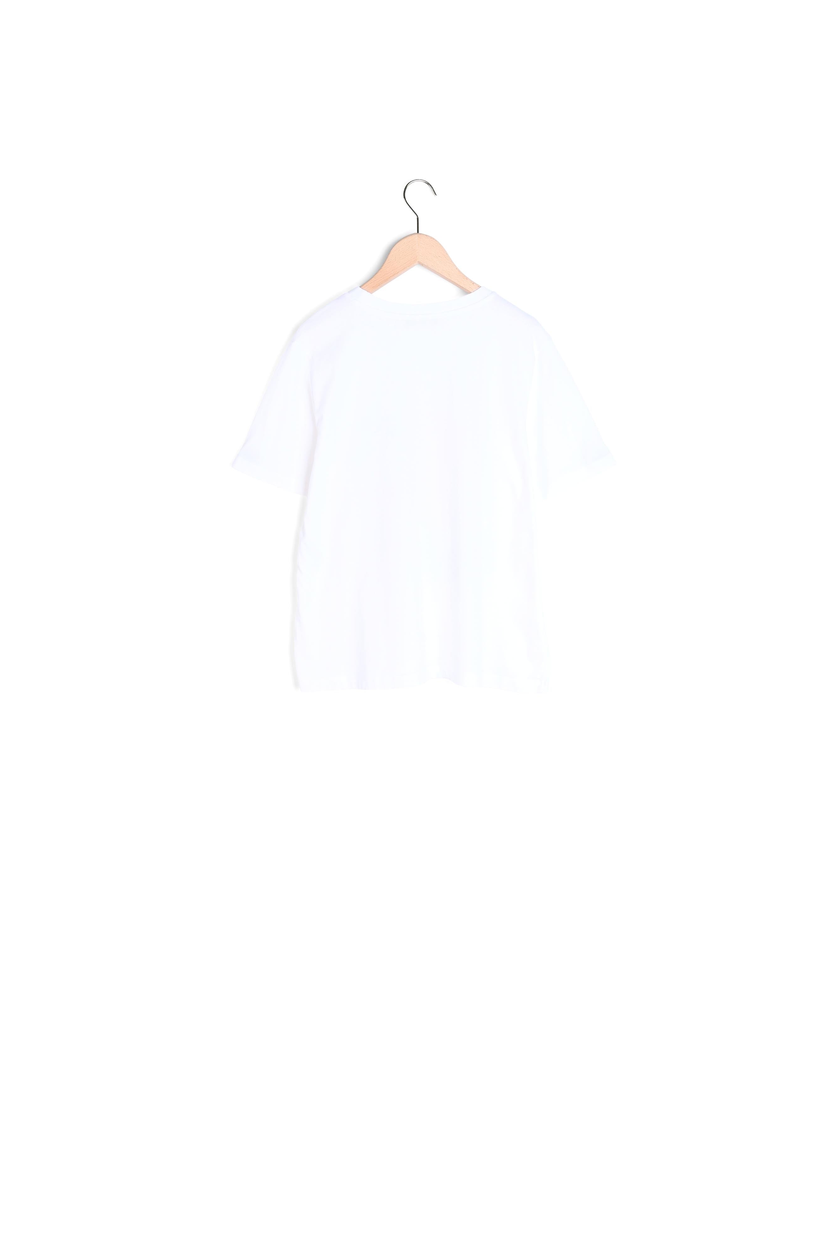 T-shirt Trendy blanc imprimé en jersey Faume - seconde main