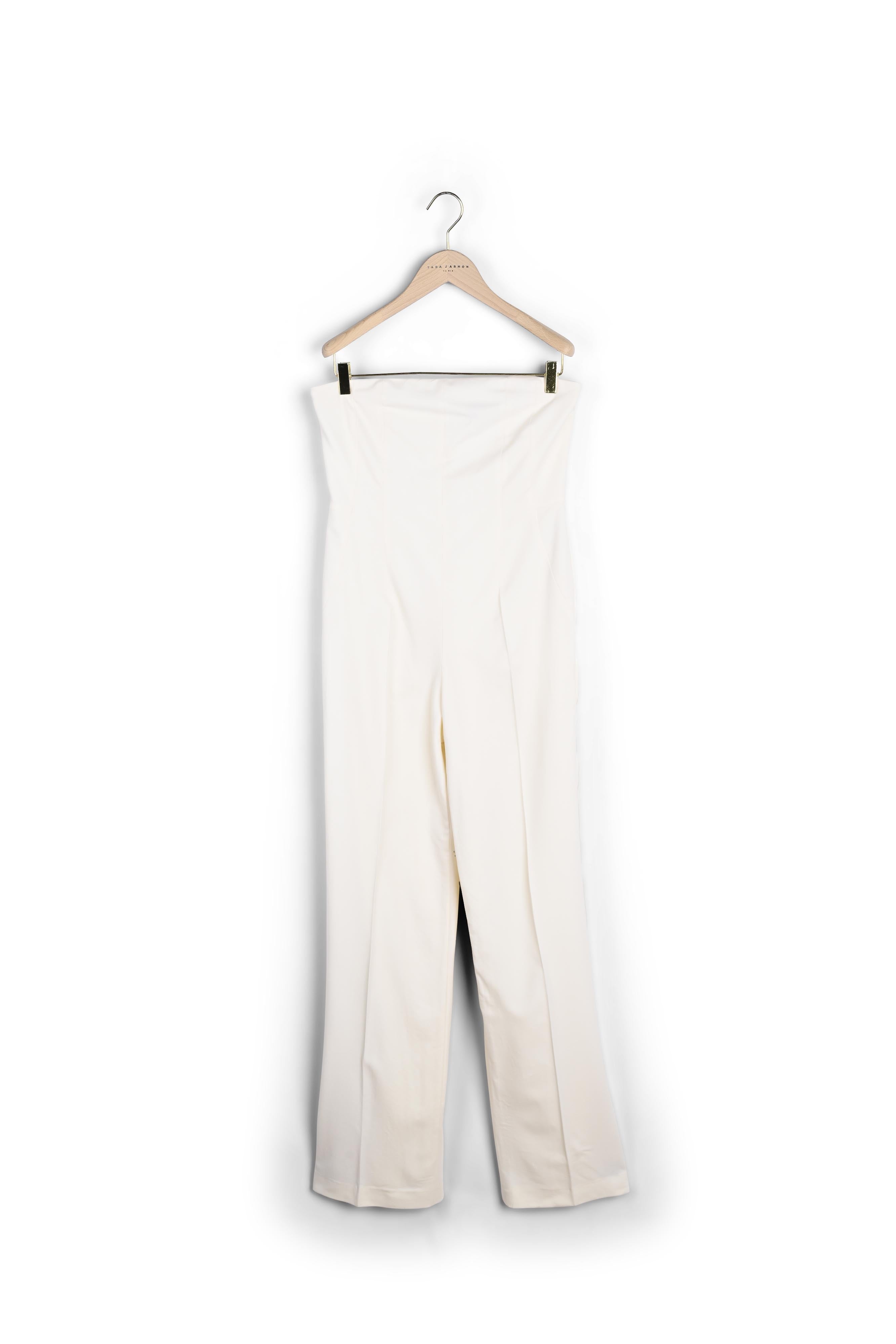 Combinaison bustier Perry écrue en laine froide Faume - seconde main