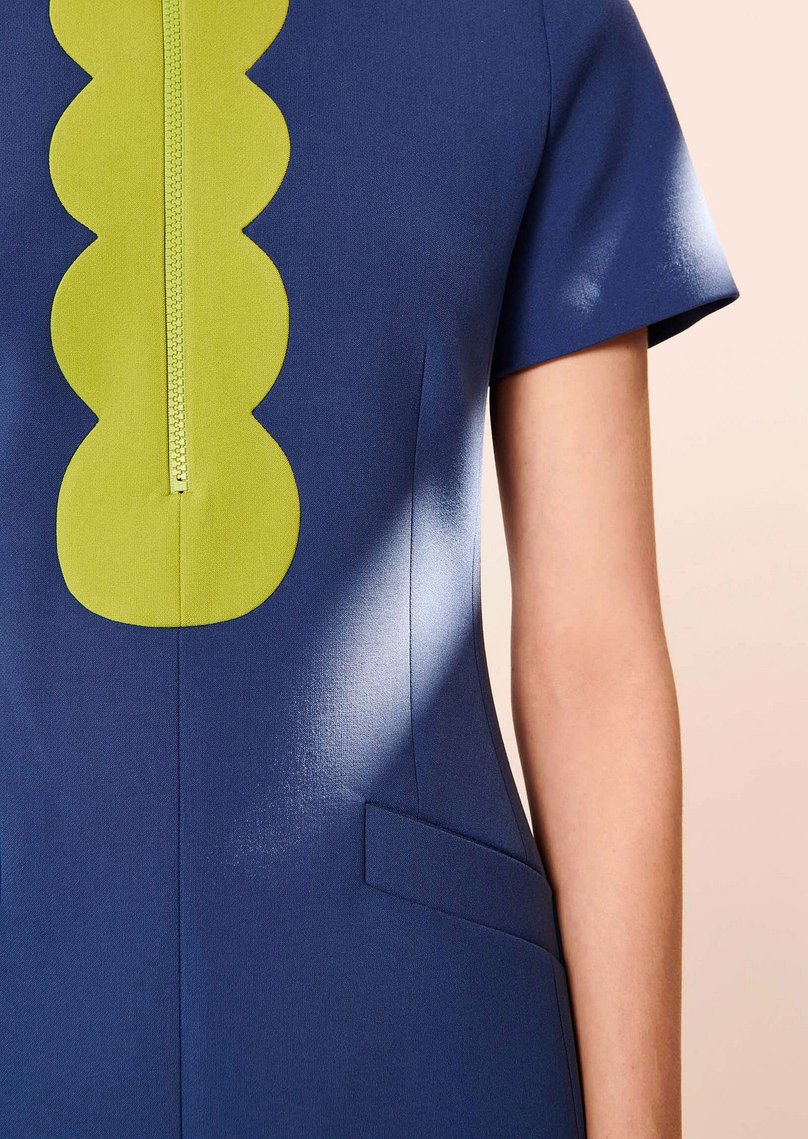 Robe Rochelle bleue en toile double Faume - seconde main