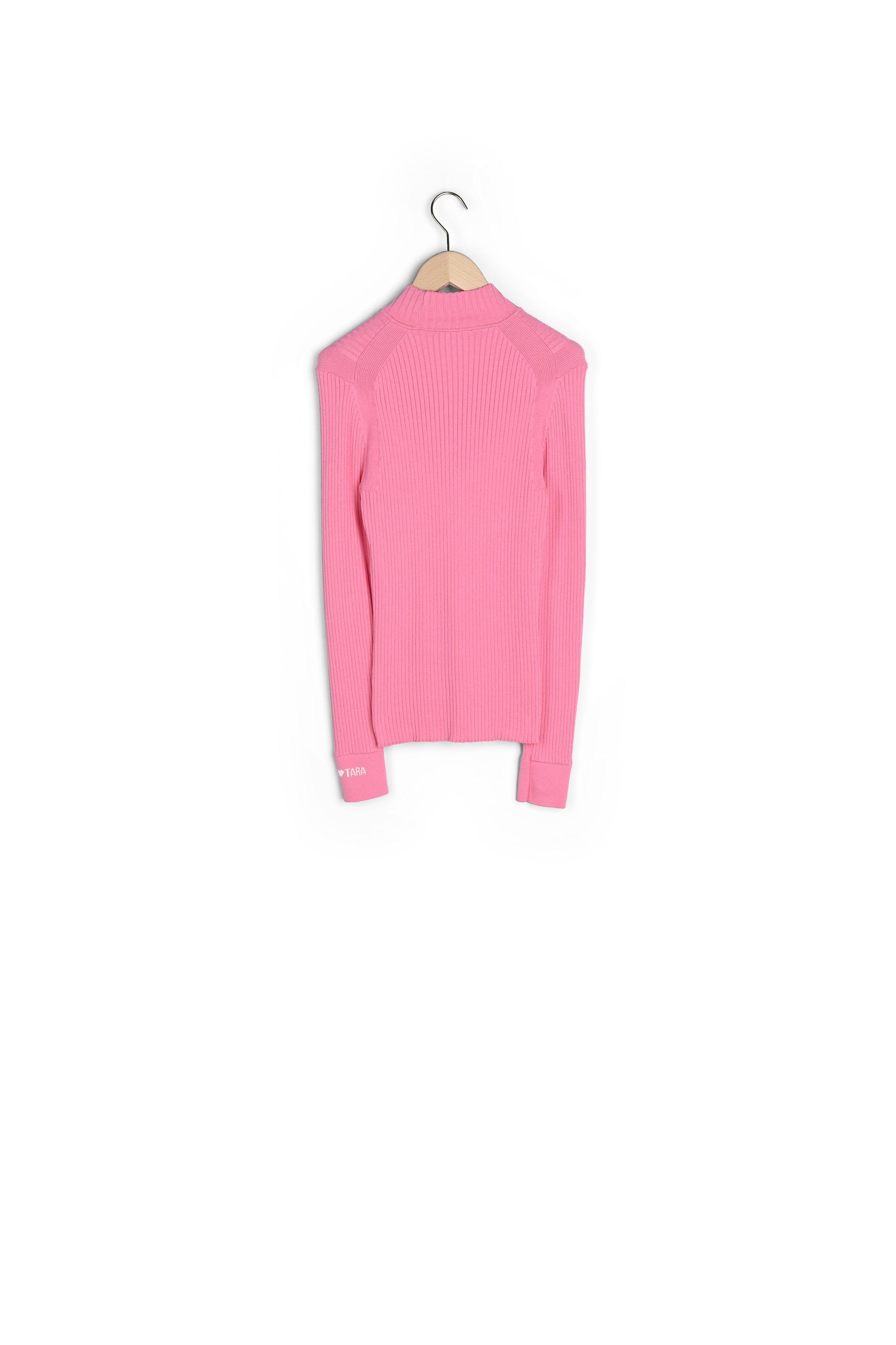 Pull Prudie rose côtelé Faume - seconde main