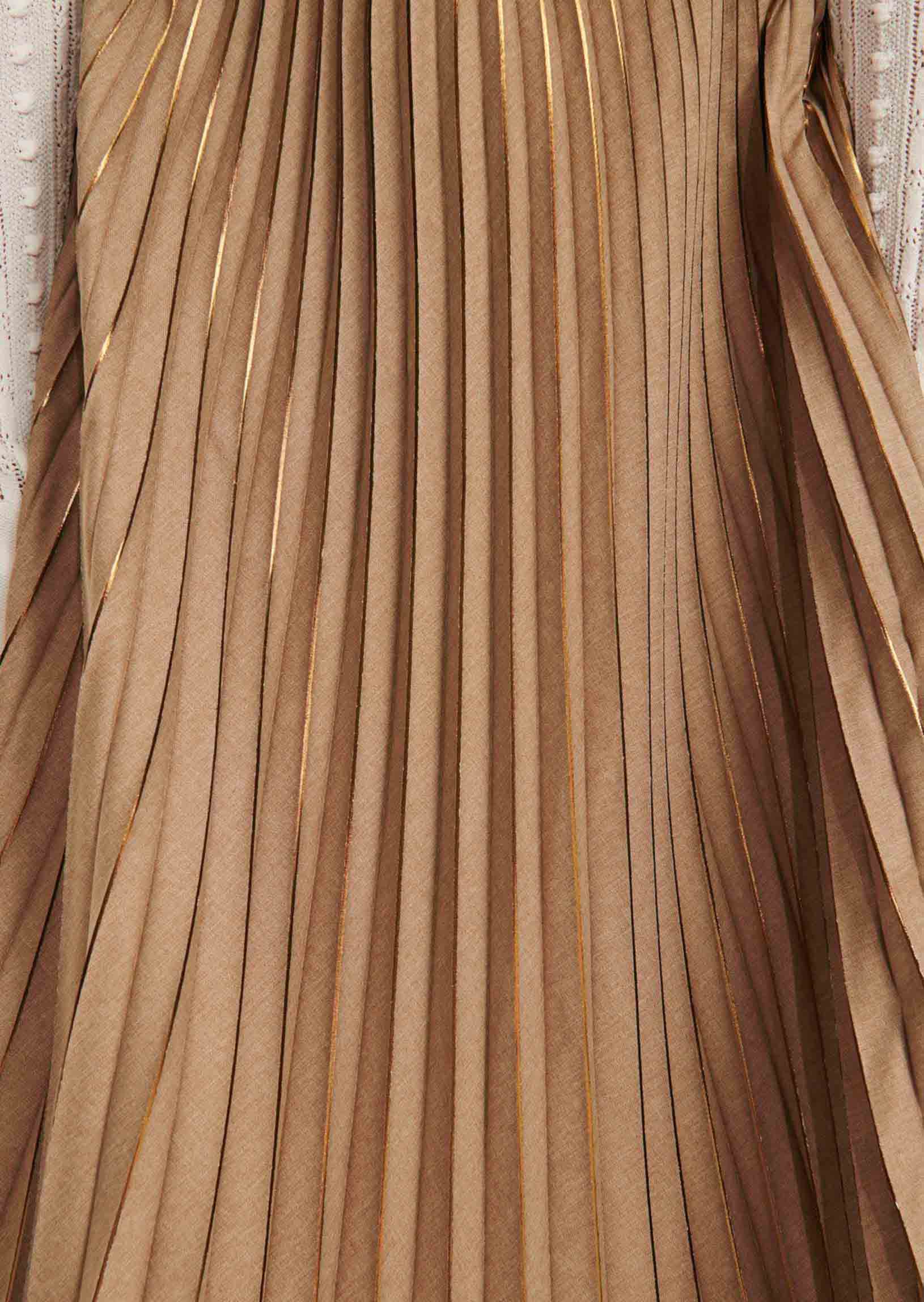 Jupe Juline or plissée Faume - seconde main