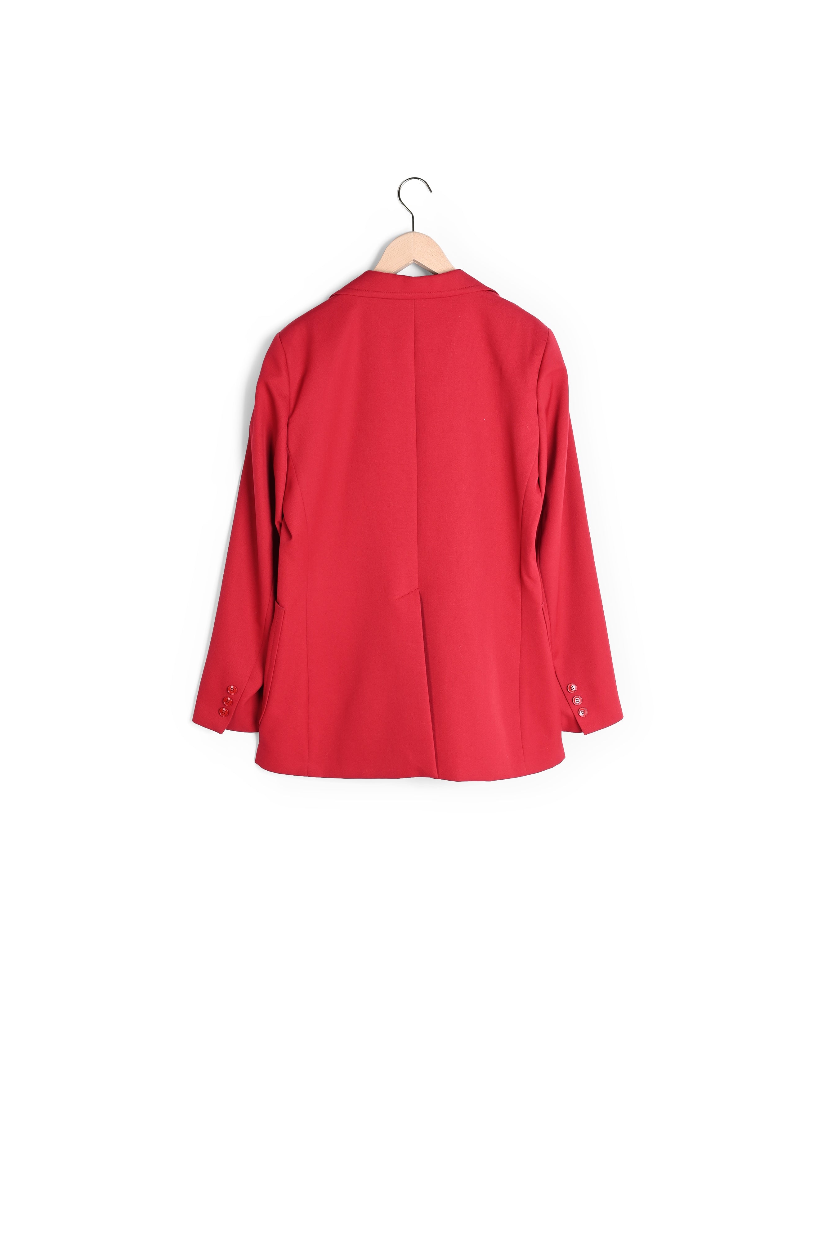 Veste Vienne bordeaux en toile tailleur Faume - seconde main