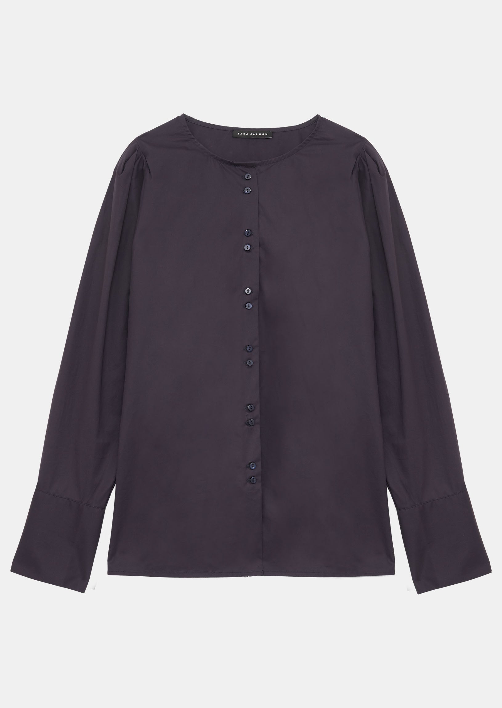 Chemise Citron bleu nuit en popeline Faume - seconde main