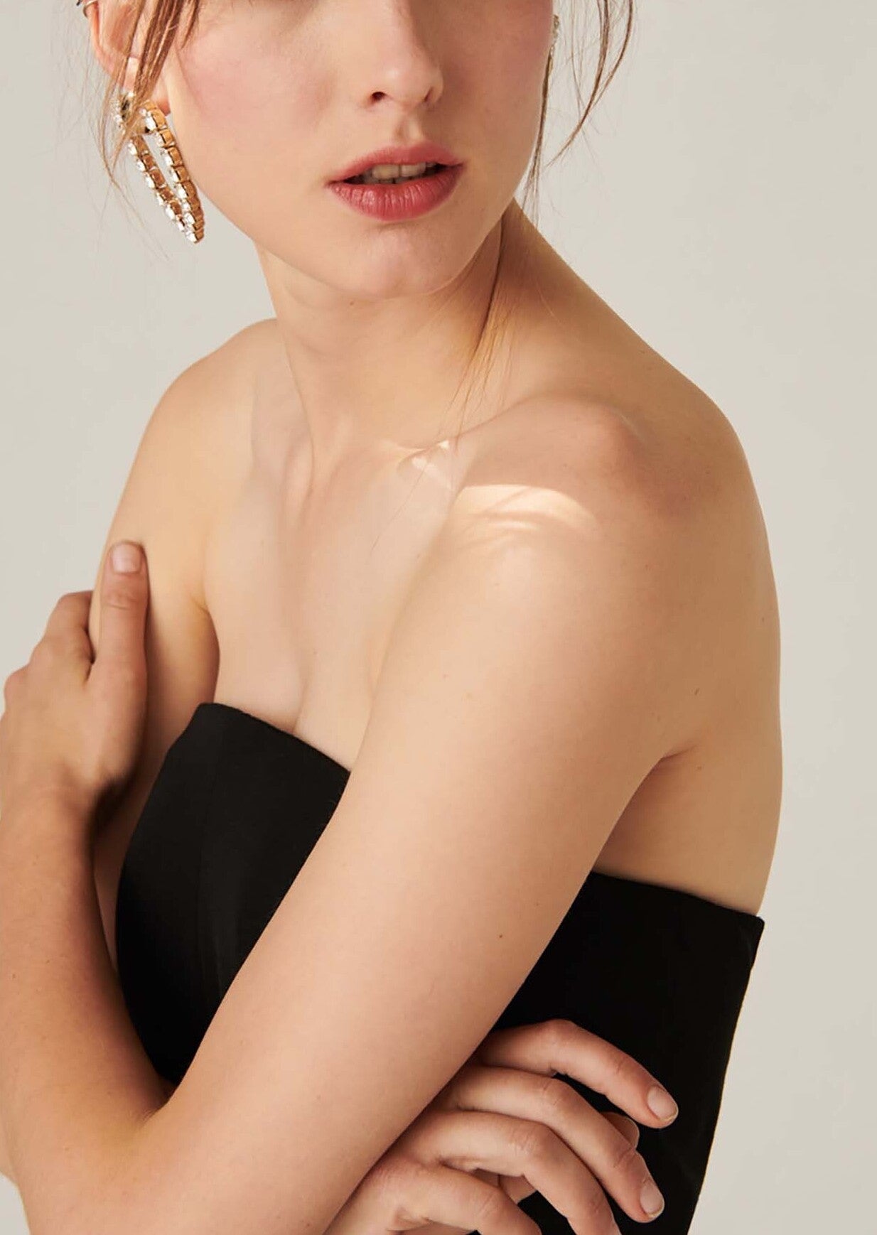 Combinaison bustier Perry Perry noire en laine froide Faume - seconde main