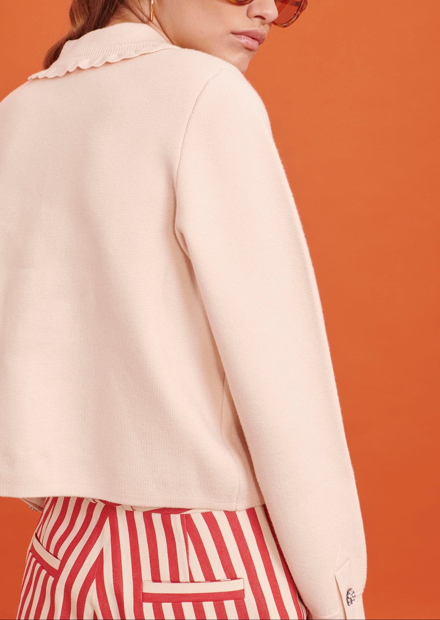 Gilet Gala nude en maille Faume - seconde main