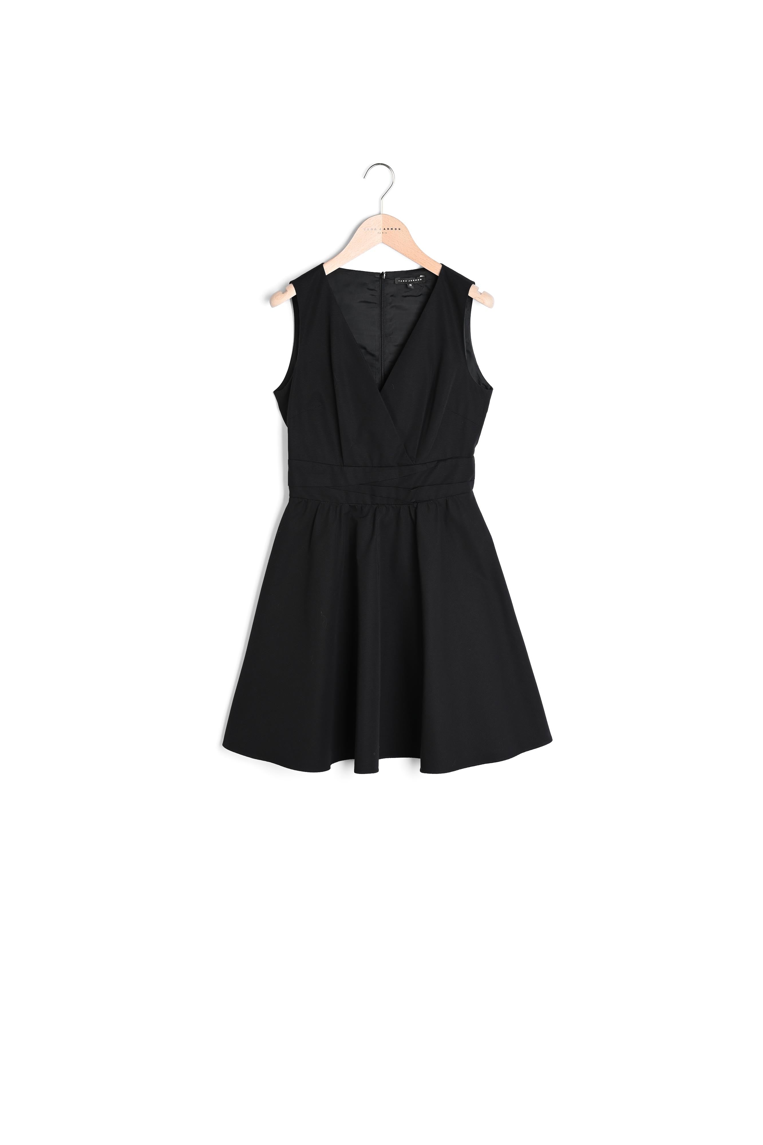 Robe Romilda noire en ottoman Faume - seconde main