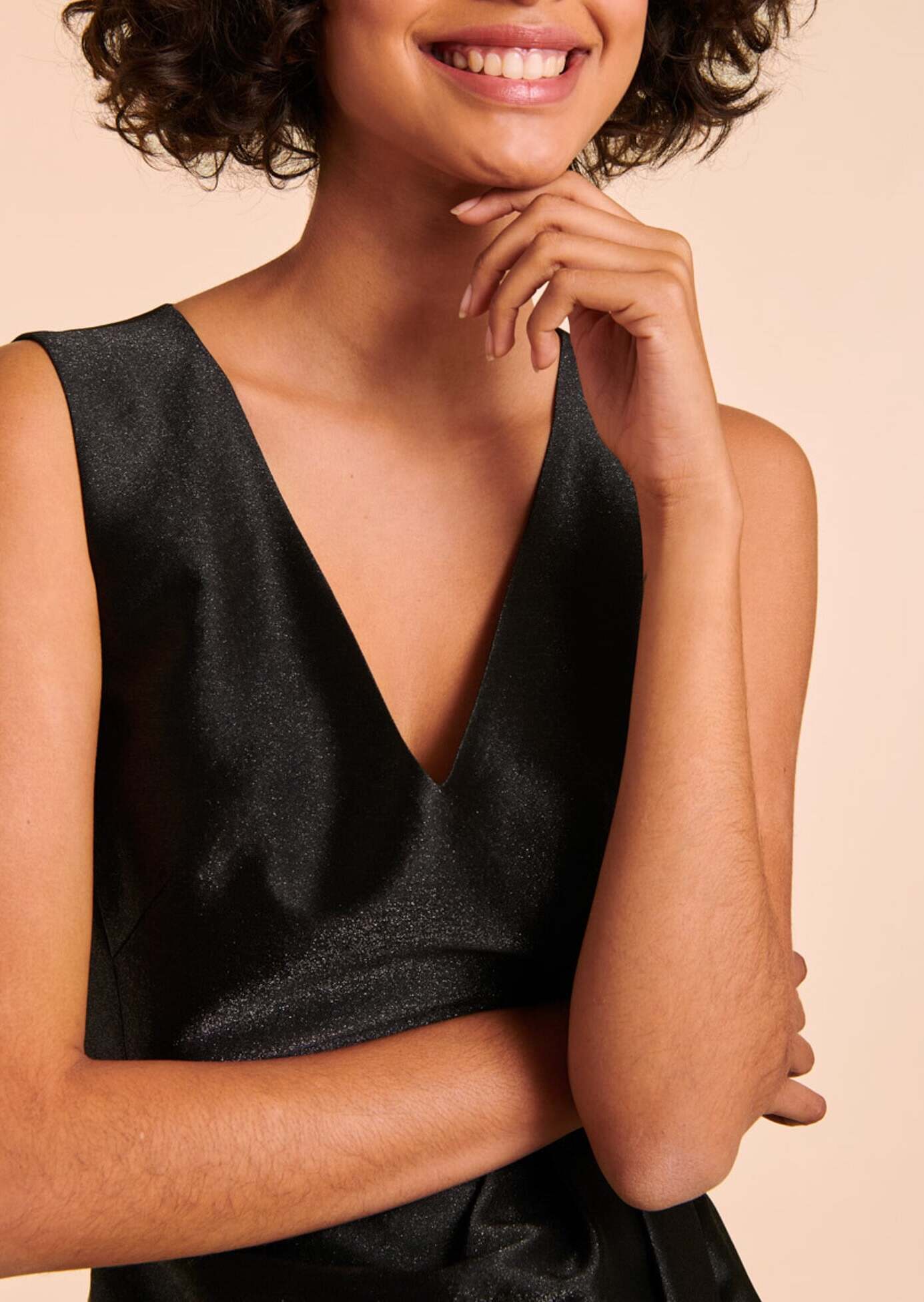 Robe Rosabella noire irisée Faume - seconde main