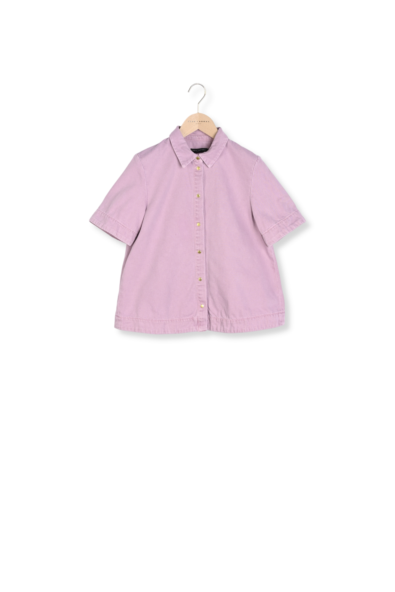 Chemise rose en denim Camilia Faume - seconde main