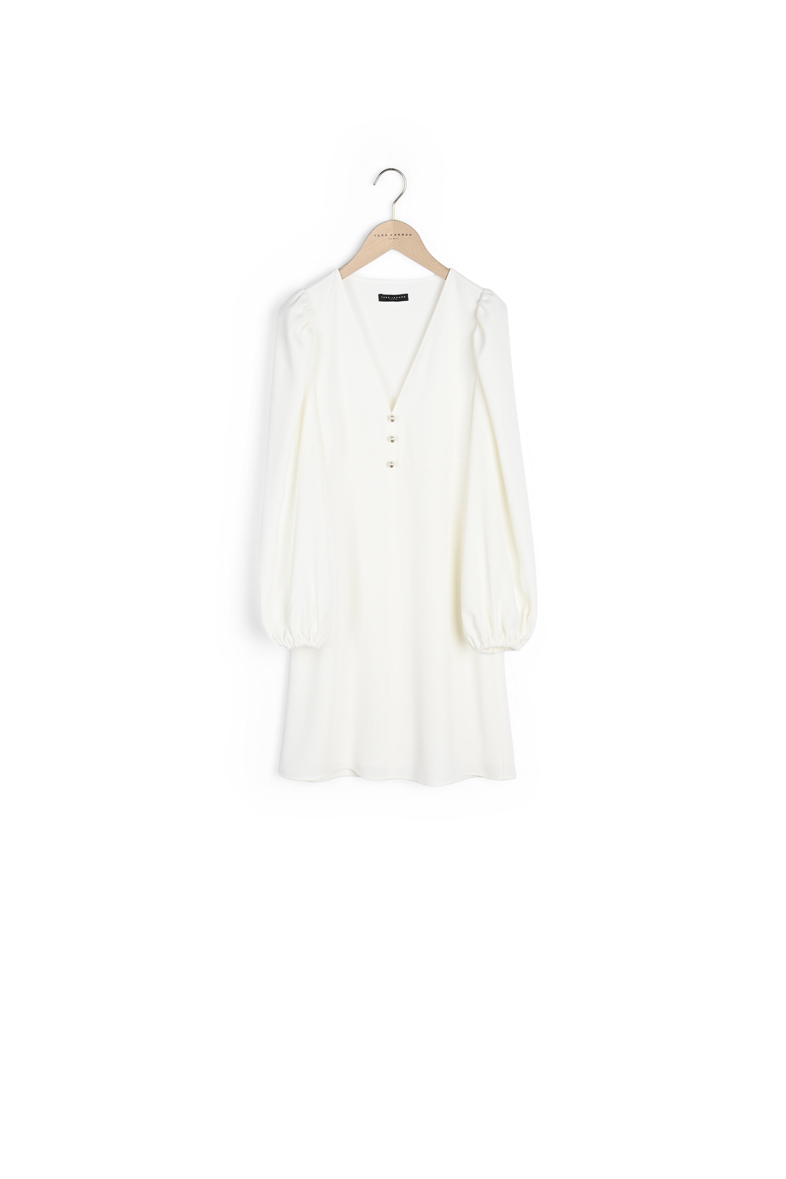 Robe Rolis écrue en crêpe Faume - seconde main