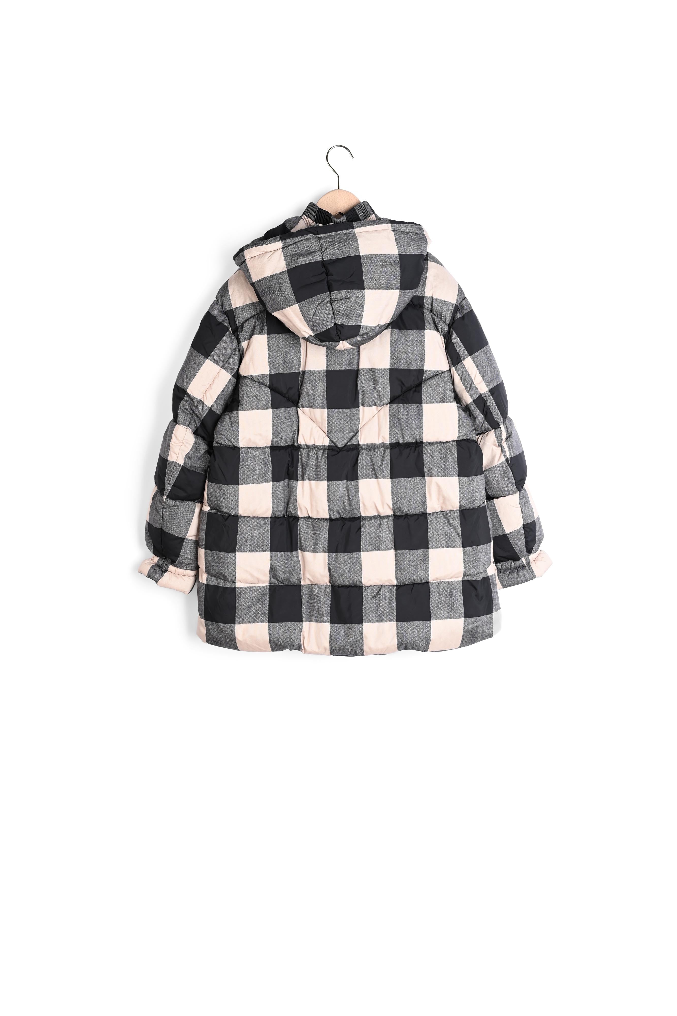 Doudoune Daphne noire en vichy matelassée Faume - seconde main