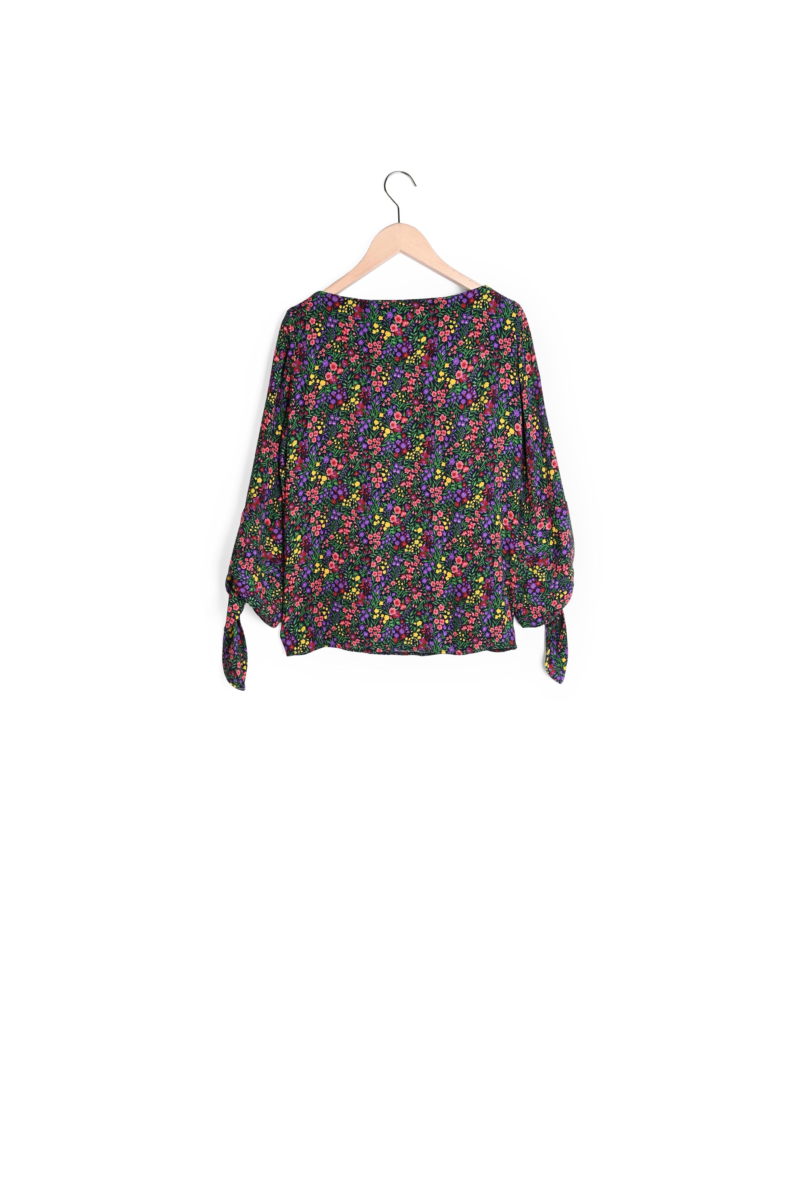 Top bleu nuit imprimé liberty Faume - seconde main