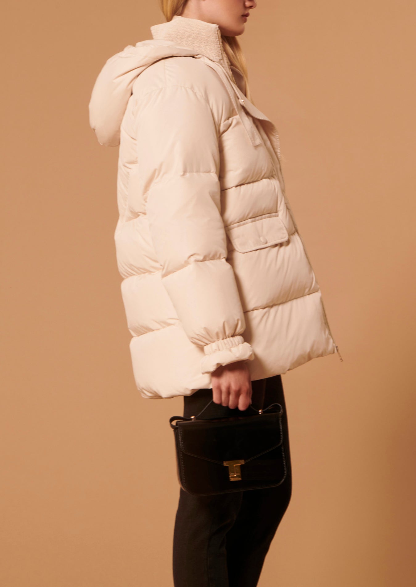 Doudoune Daphne écrue matelassée Faume - seconde main