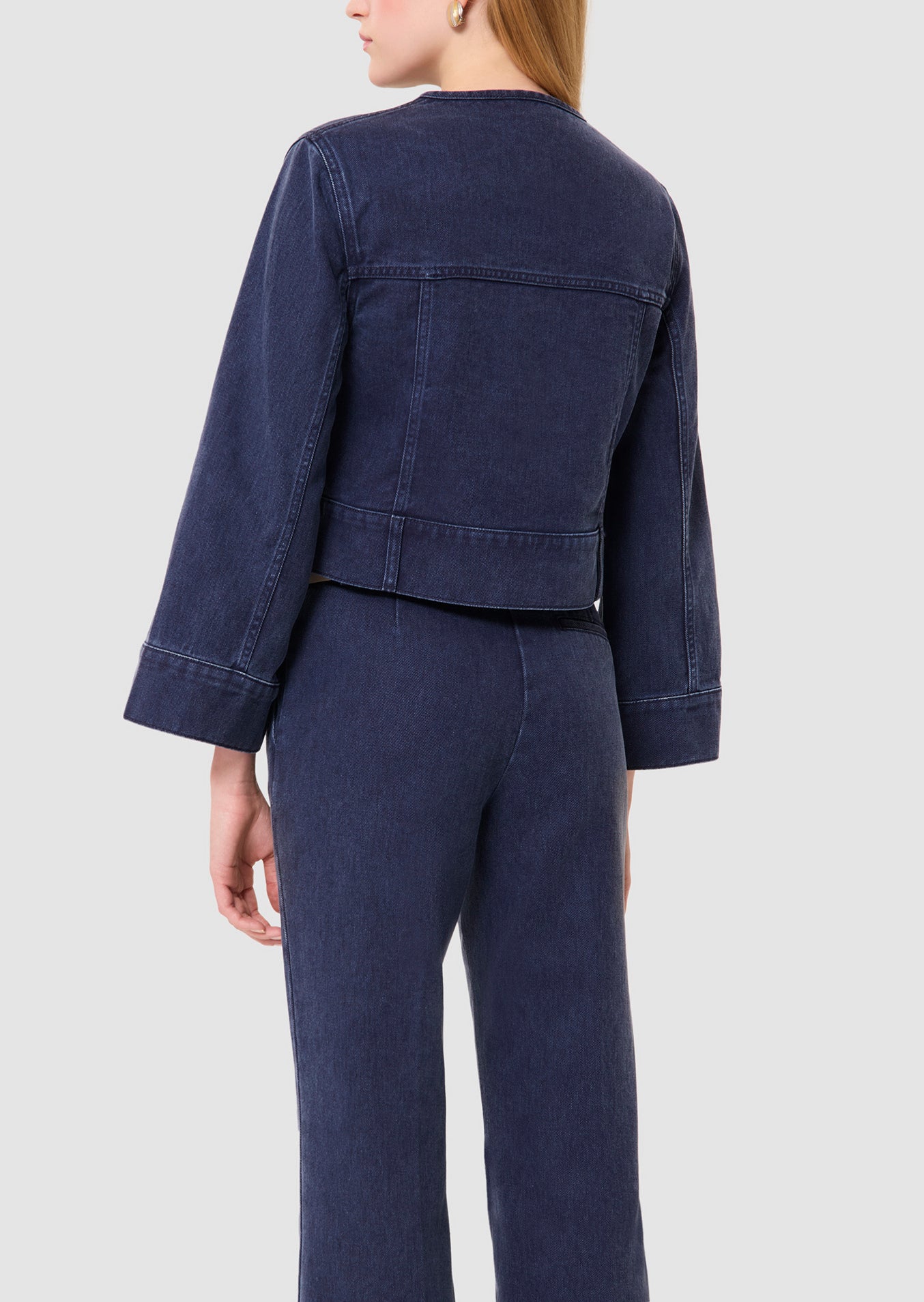 Veste bleue en denim brut Vick Faume - seconde main