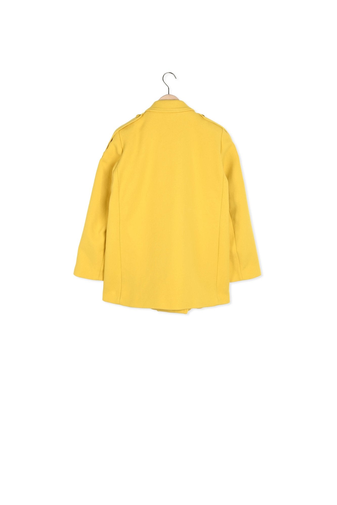 Manteau Marnie jaune en double coton Faume - seconde main