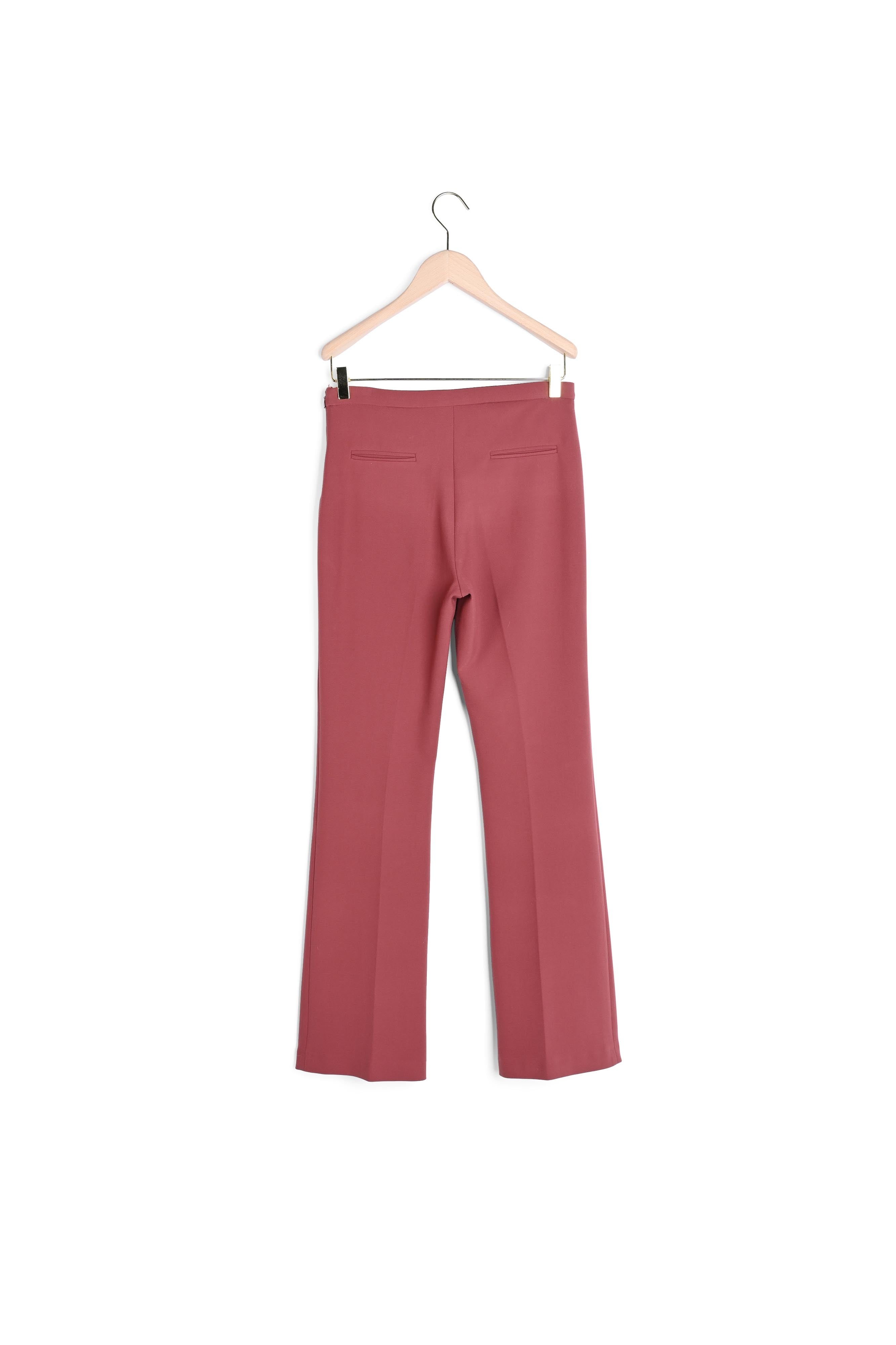 Pantalon Polynesie vieux rose en toile double Faume - seconde main