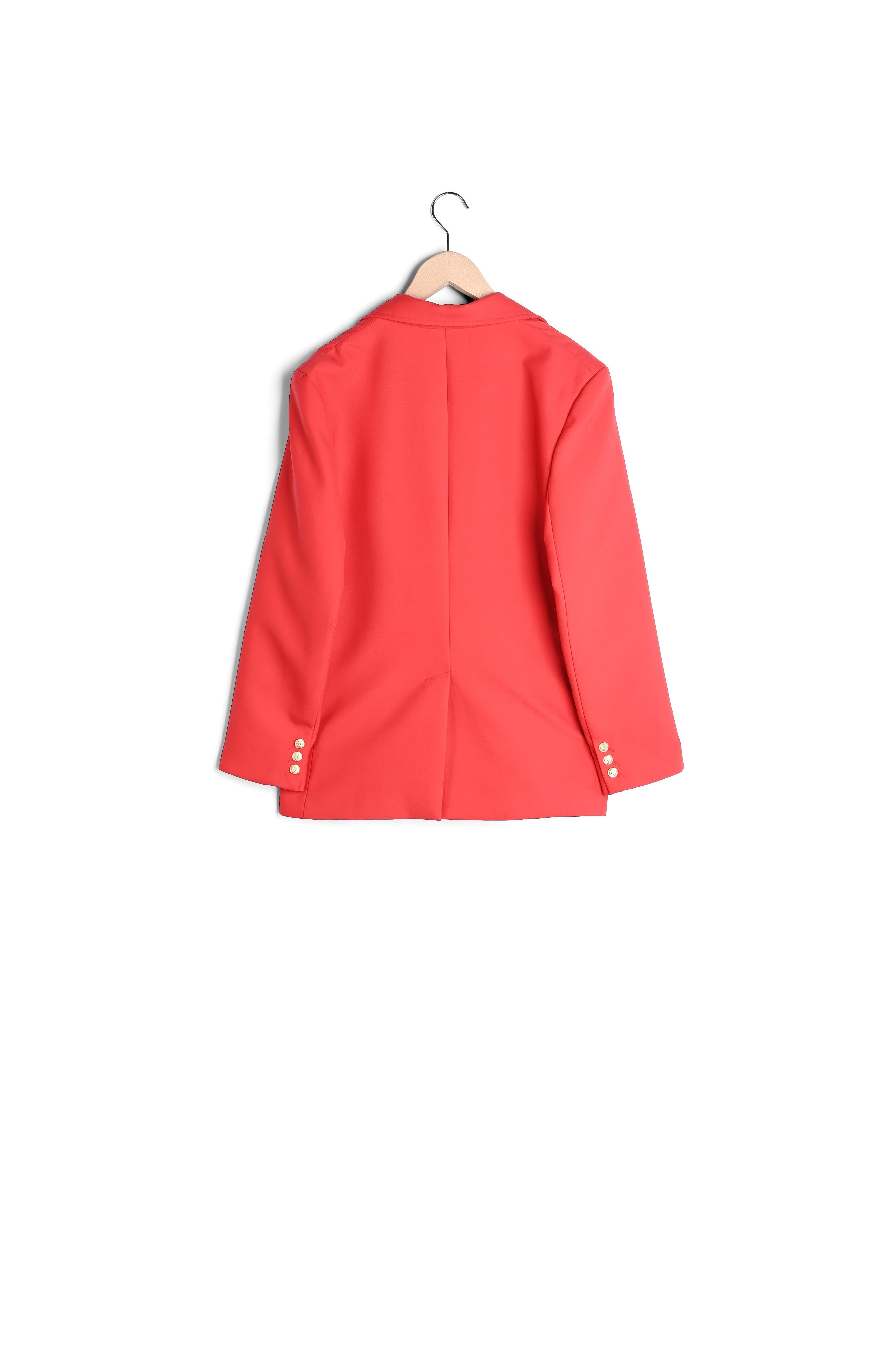 Veste Venus rouge en laine froide Faume - seconde main
