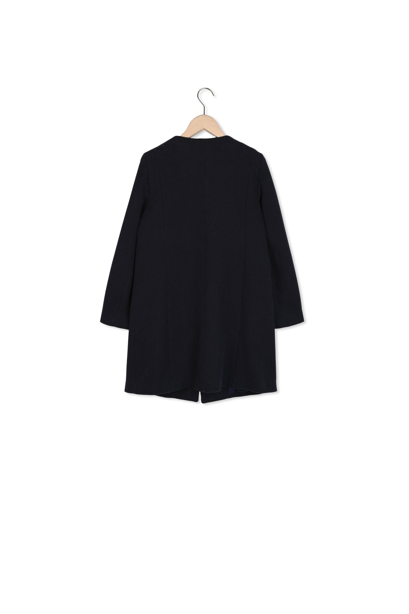 Manteau bleu nuit Faume - seconde main