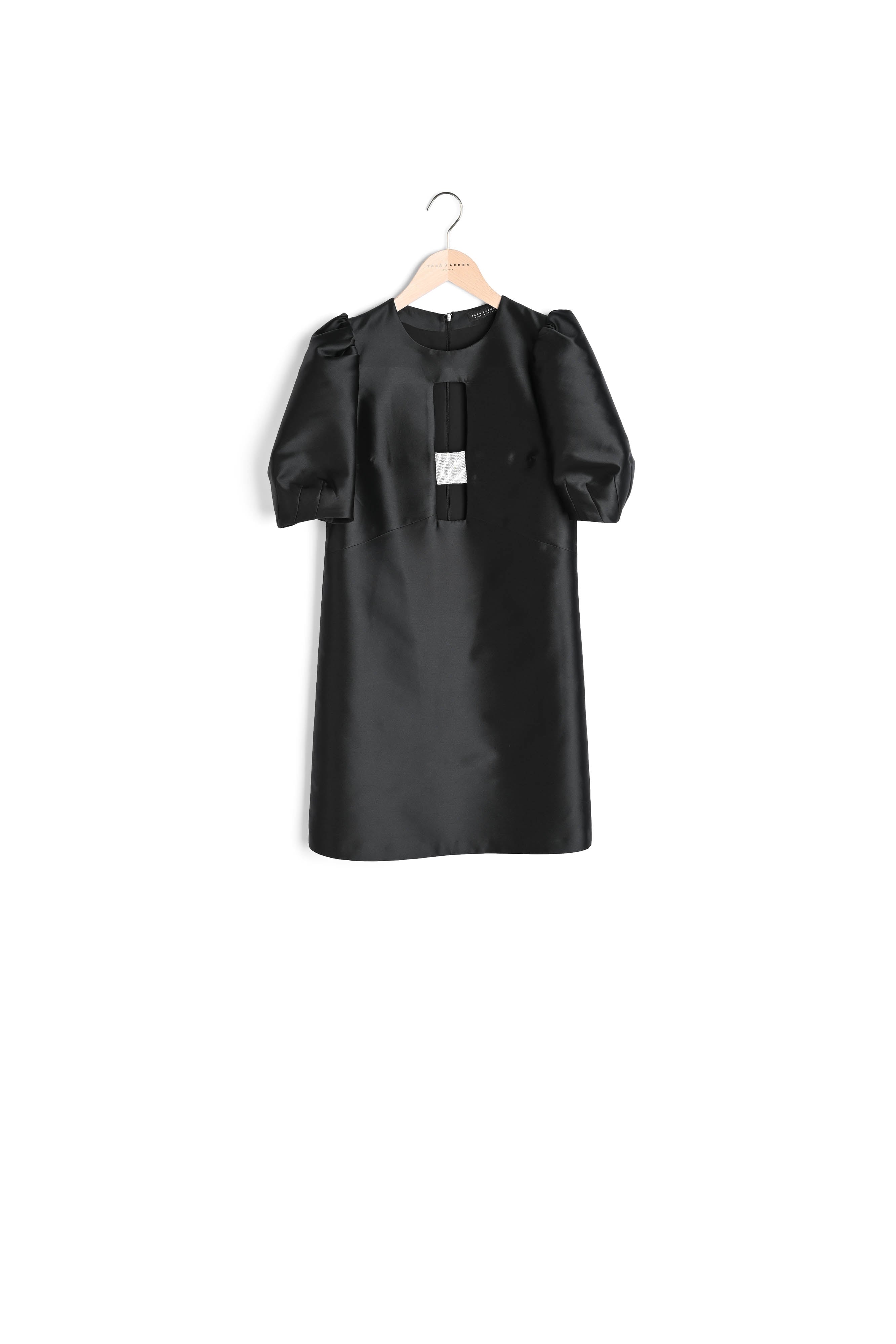 Robe Rettel noire en satin Faume - seconde main