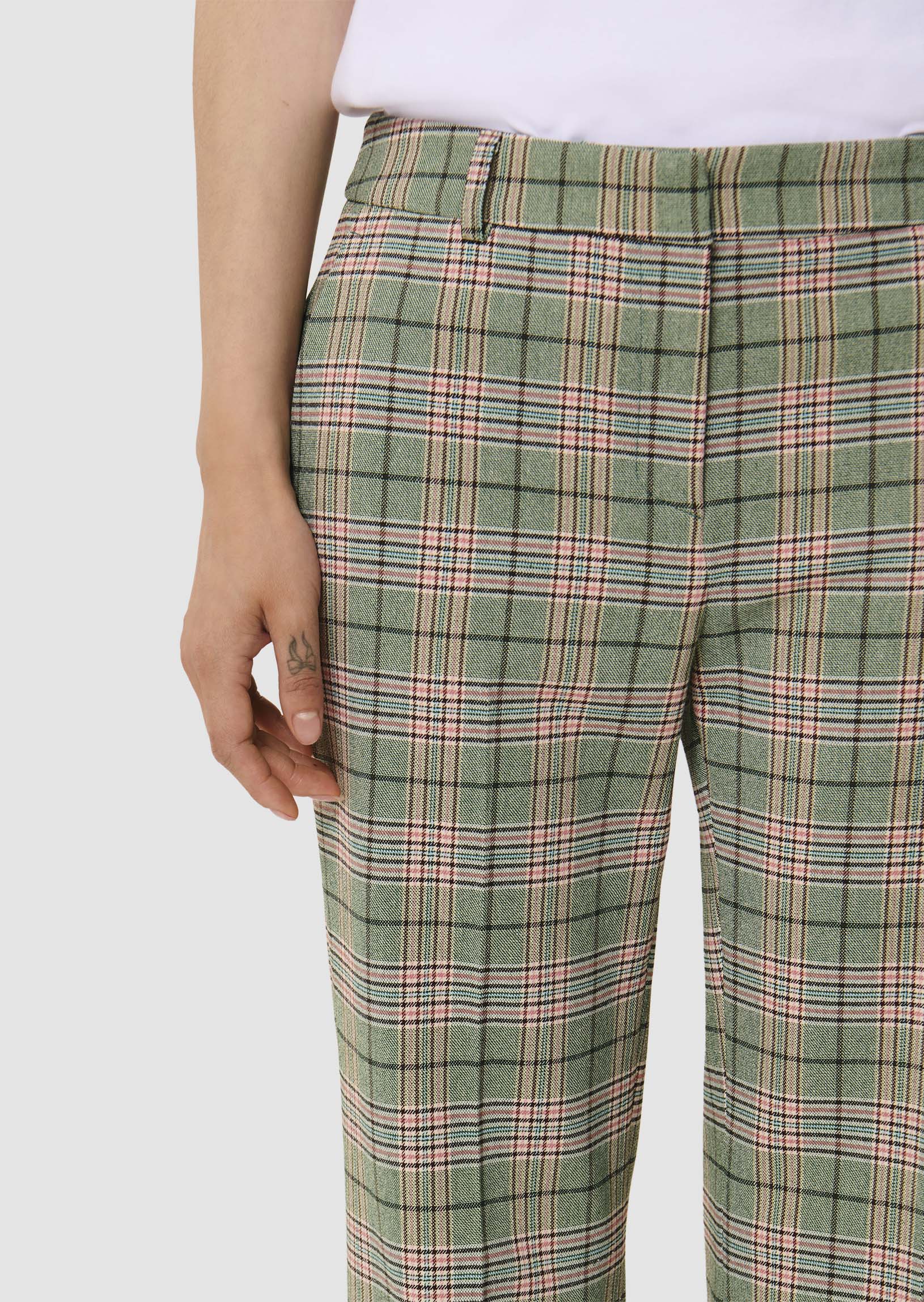 Pantalon vert en tartan Phill Faume - seconde main