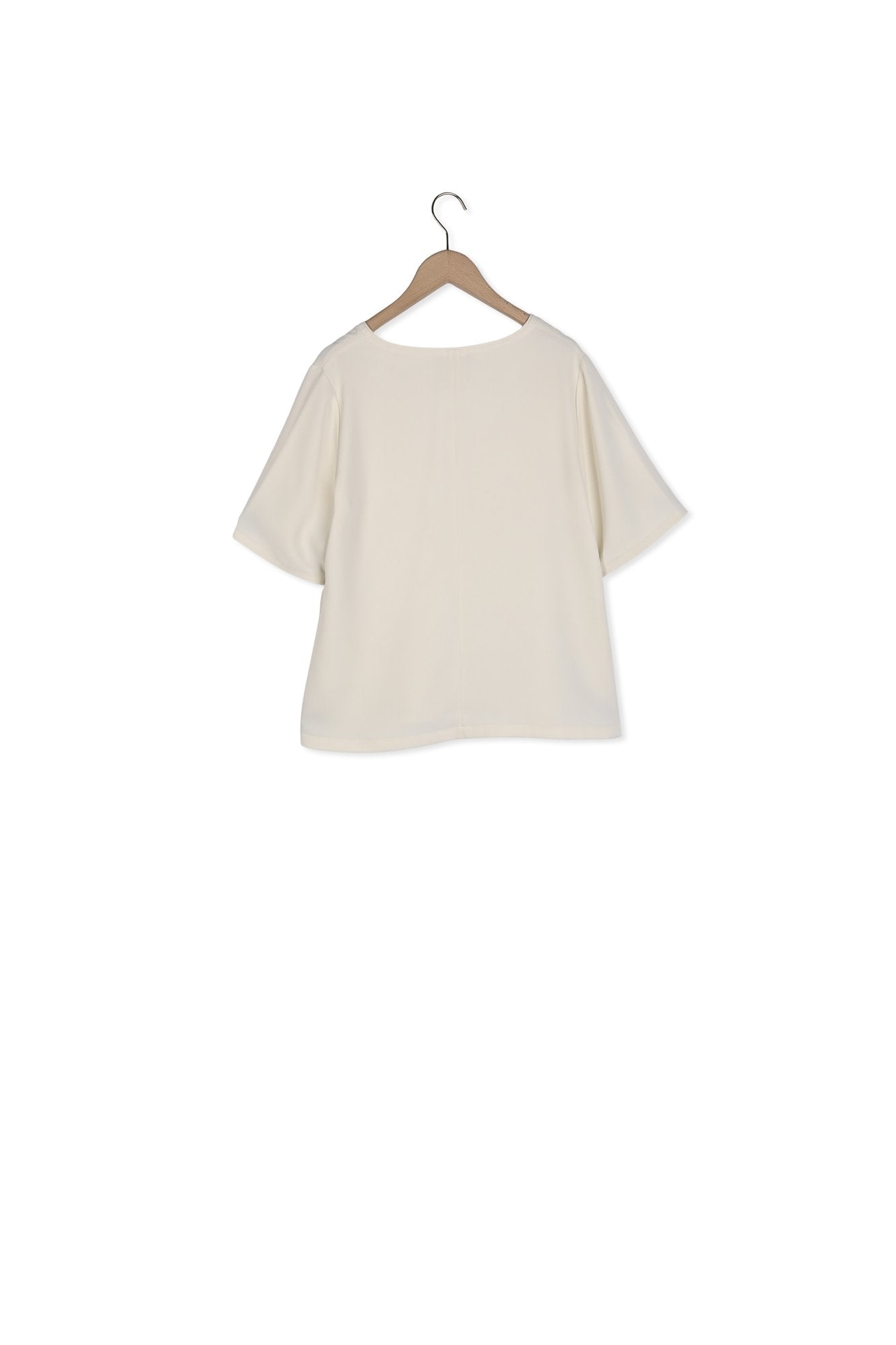 Top Toscane écru en crêpe Faume - seconde main