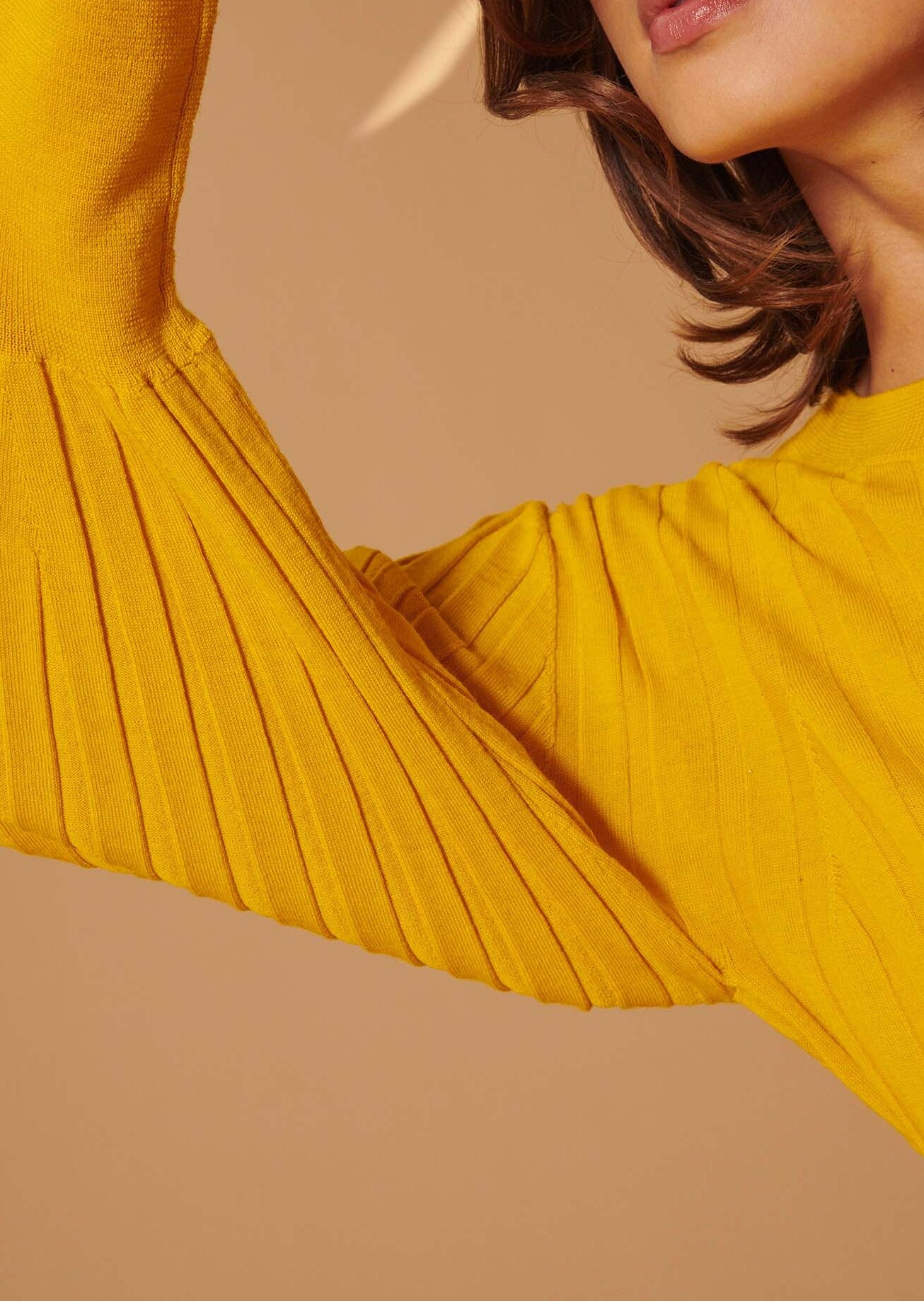 Pull Palatine jaune en laine merinos Faume - seconde main