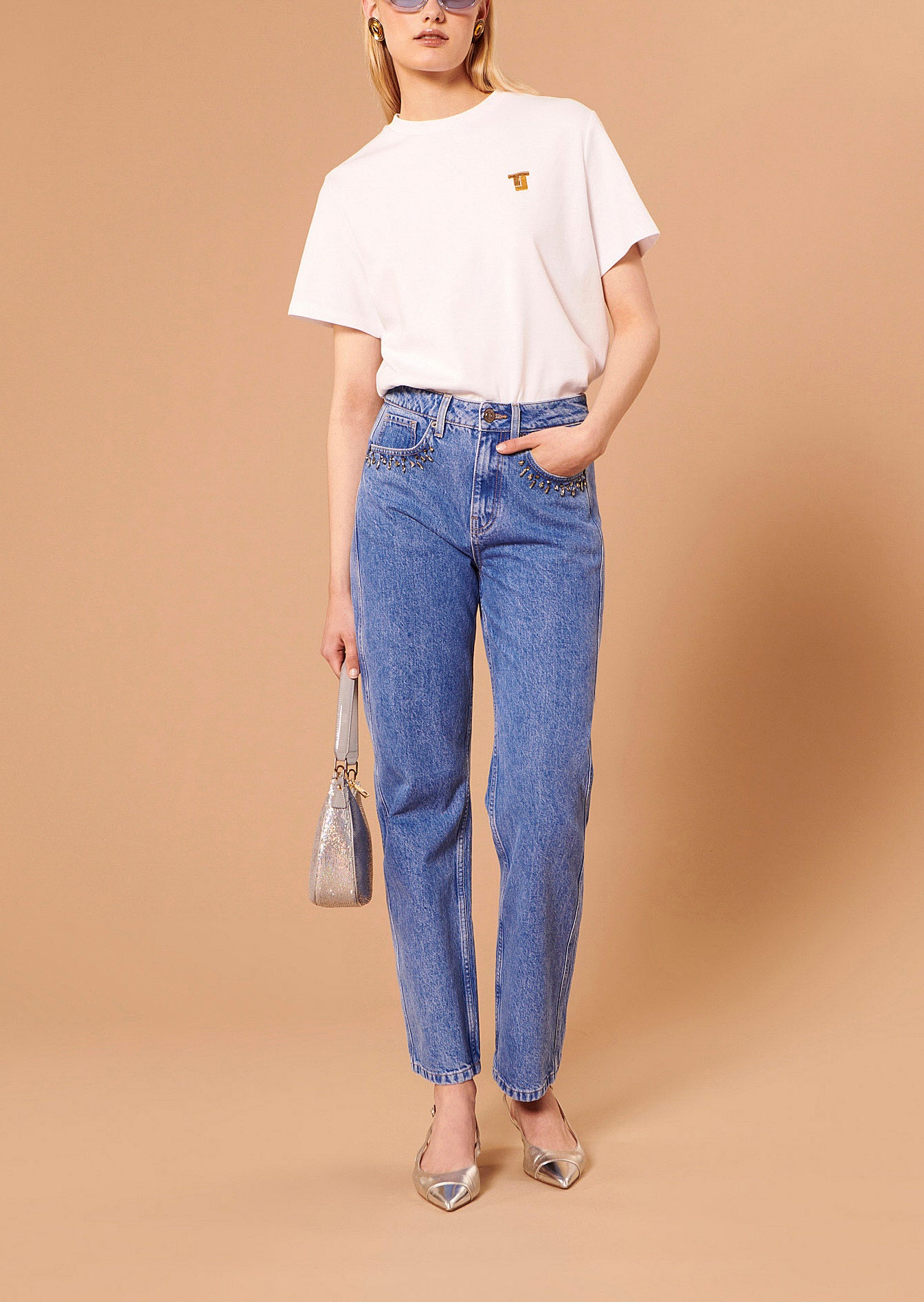 Jean Julio bleu en denim Faume - seconde main