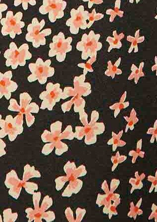 Robe Rillyta noire imprimé petites fleurs Faume - seconde main