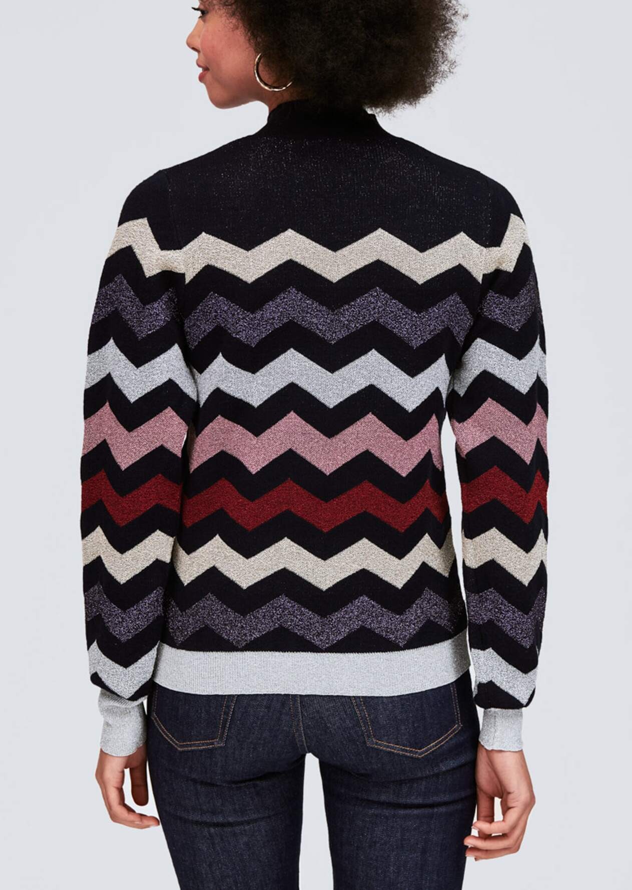 Maille bleu nuit en lurex Faume - seconde main