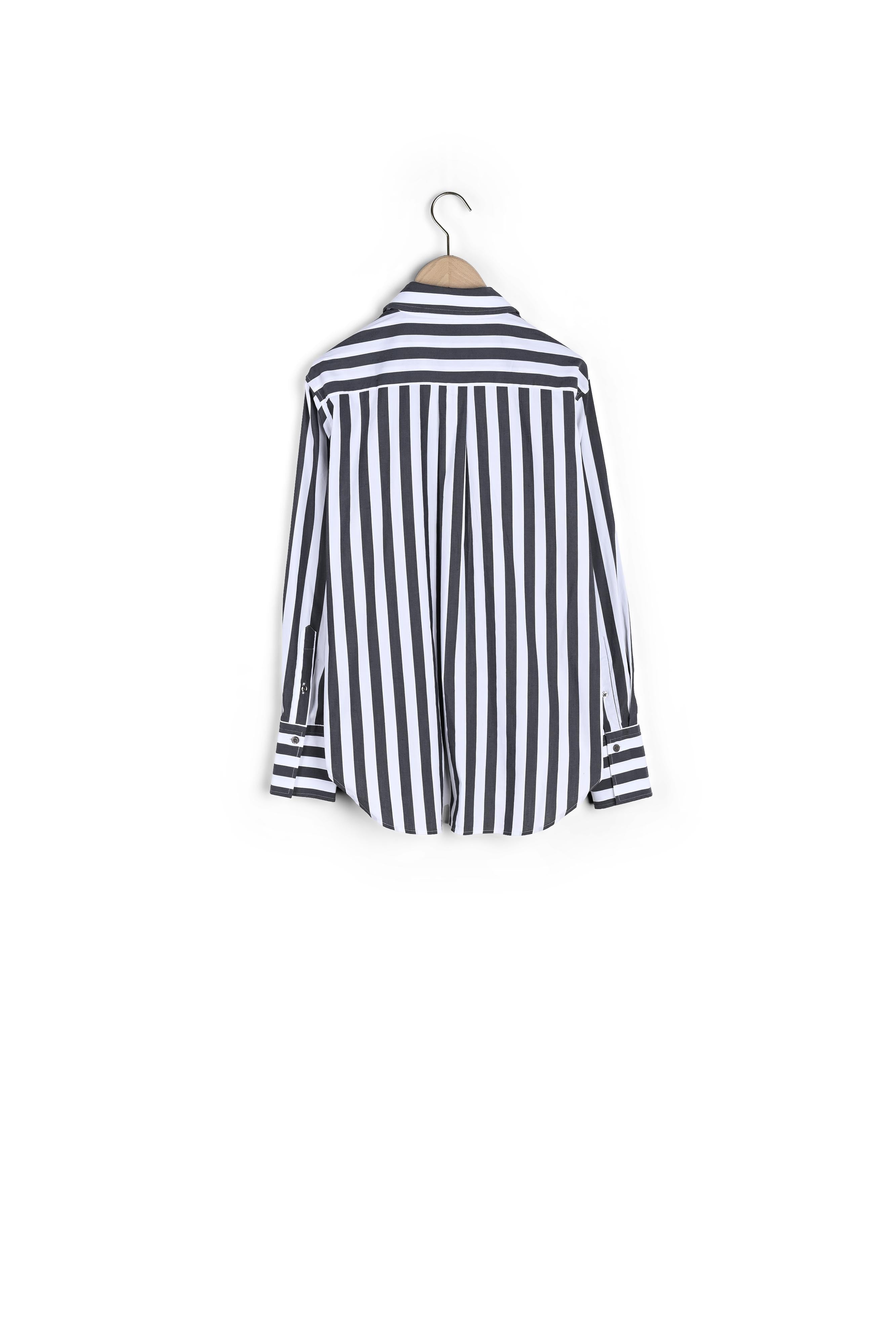 Chemise Carrie noire en popeline de coton Faume - seconde main