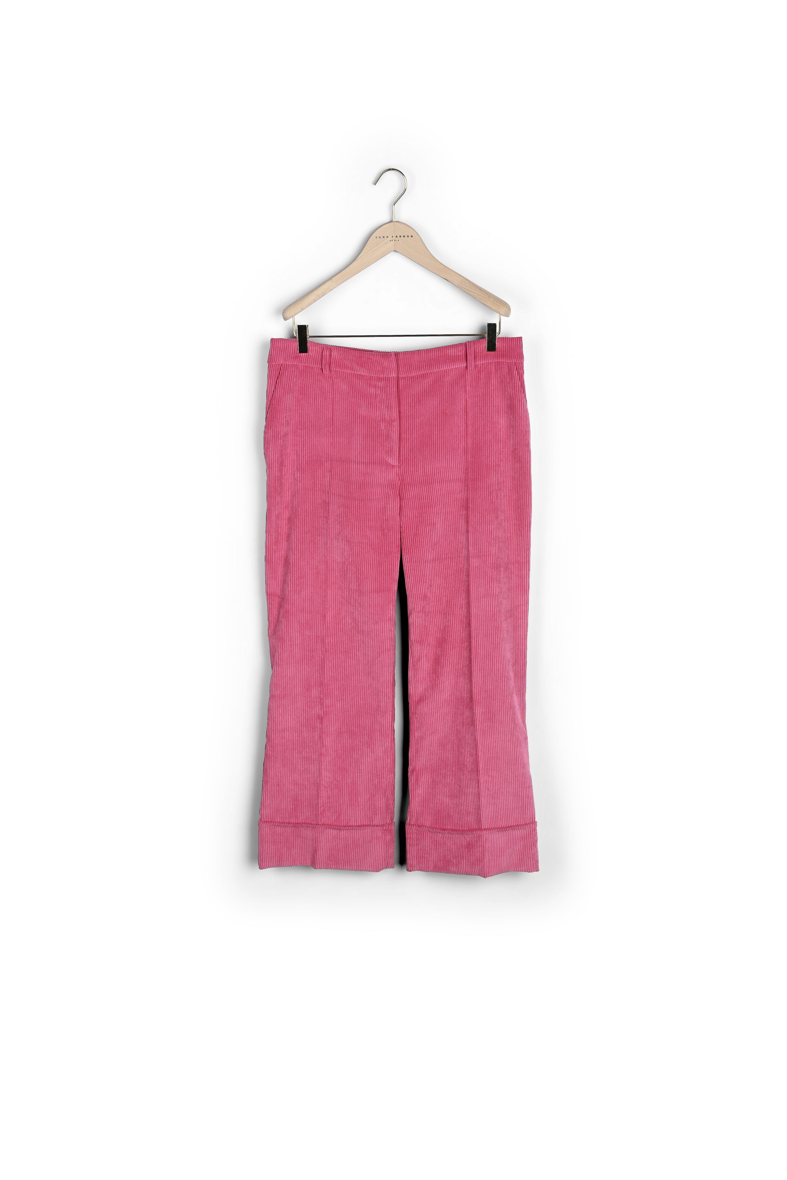 Pantalon Phil rose en velours côtelé Faume - seconde main